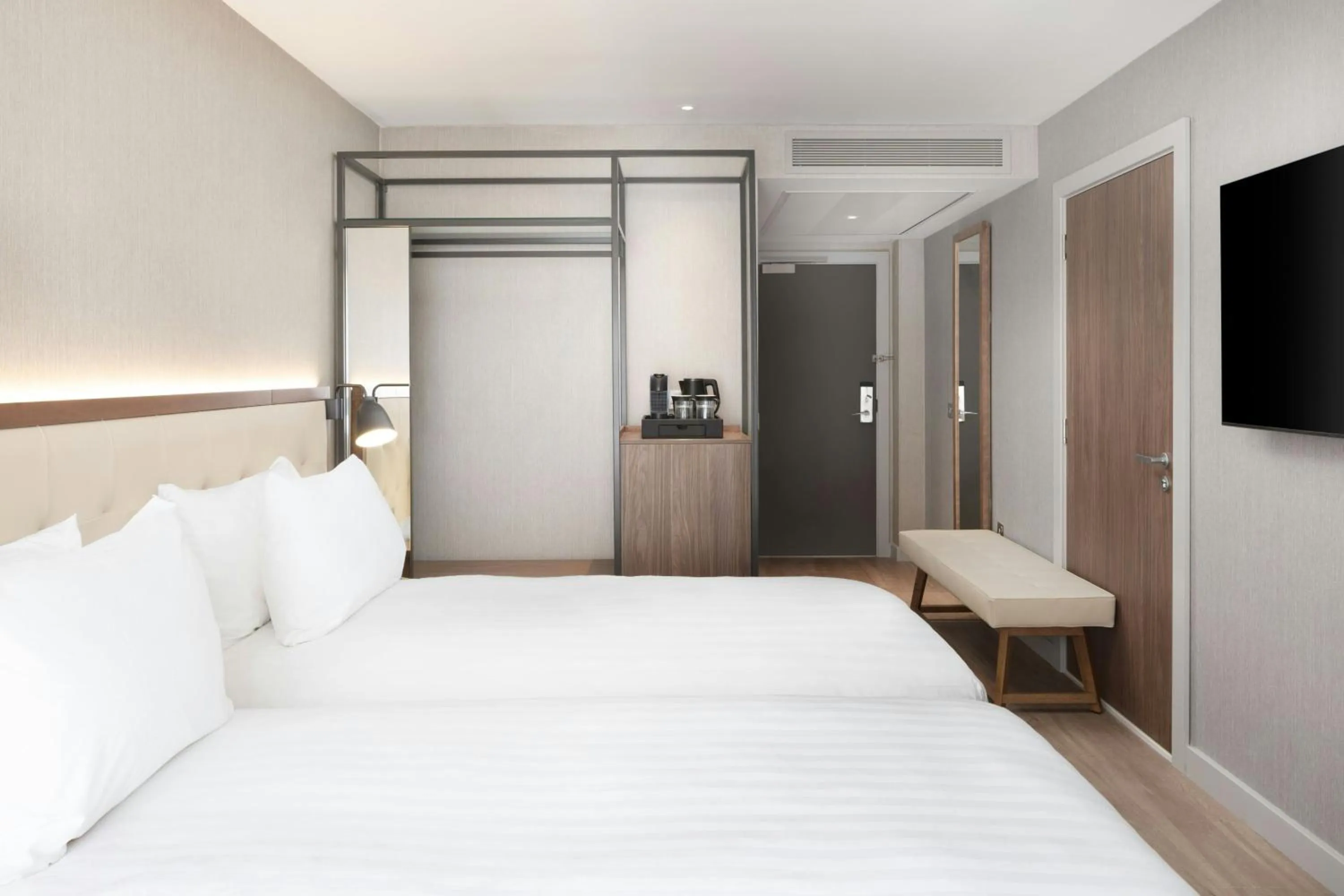 Photo of the whole room, Bed in AC Hotel by Marriott Glasgow