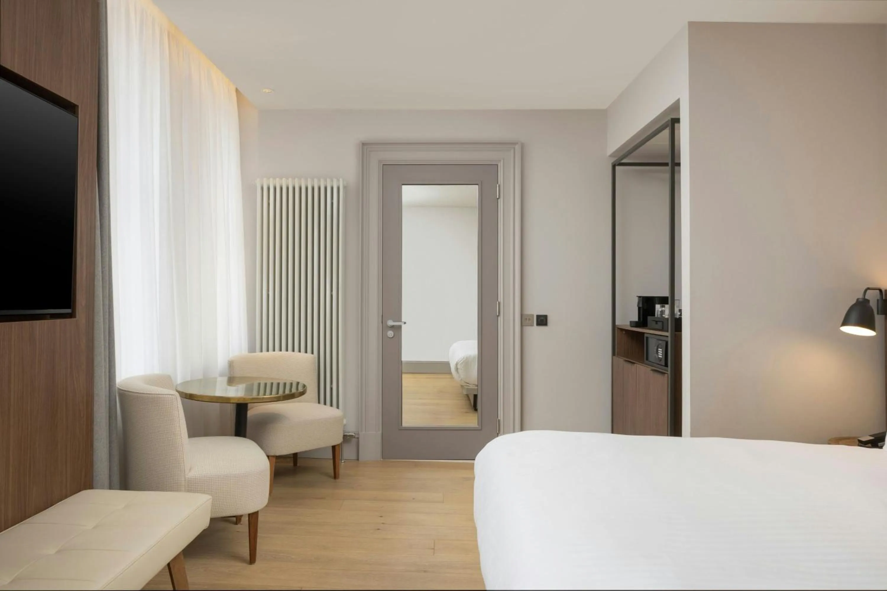 Photo of the whole room, Bed in AC Hotel by Marriott Glasgow