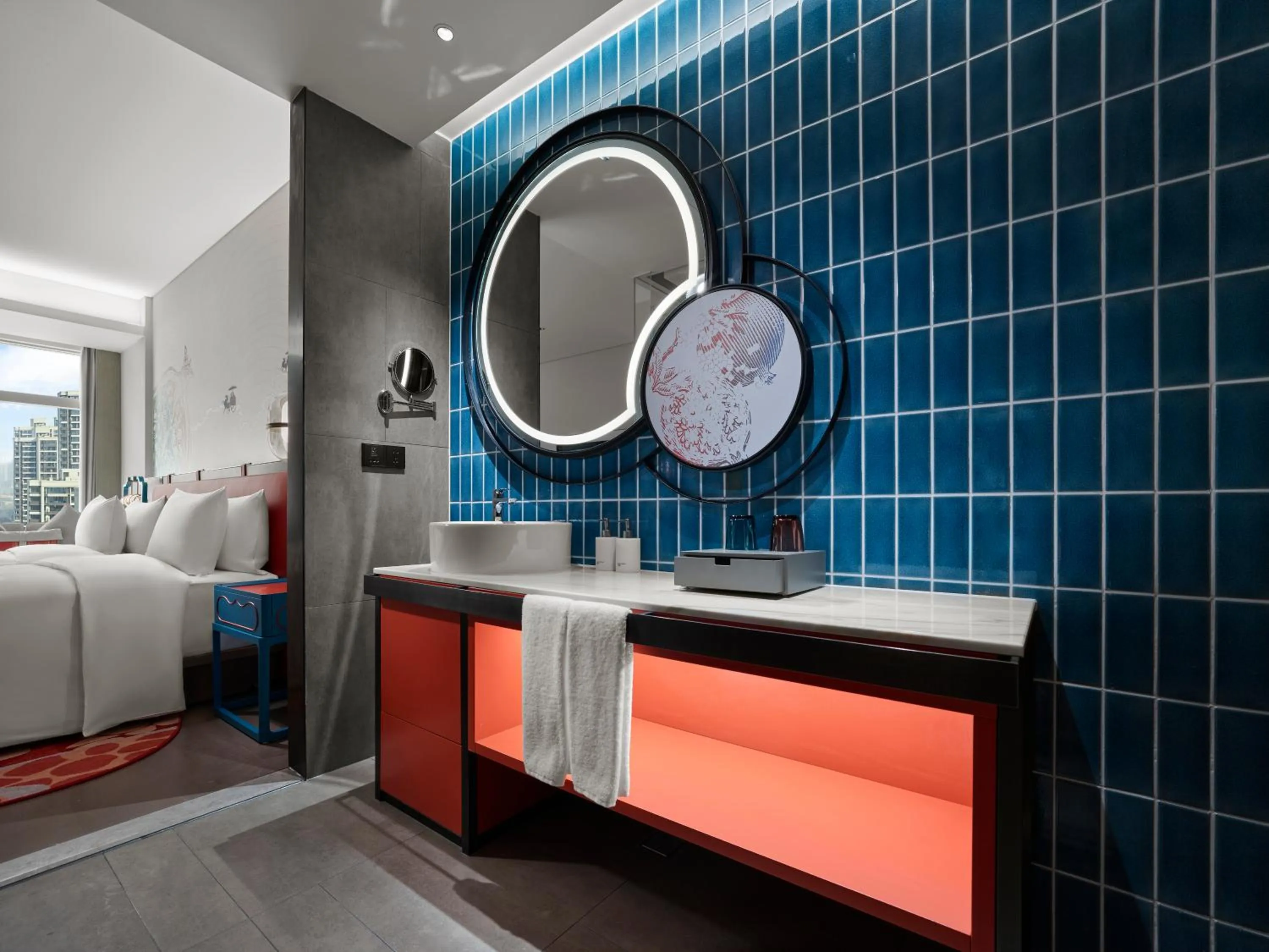 Bed in Dhawa Xi'an Chanba