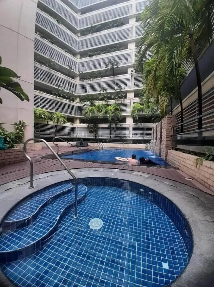 Swimming pool in Pasay Condotel near NAIA terminal 3 (3 mins walk in)