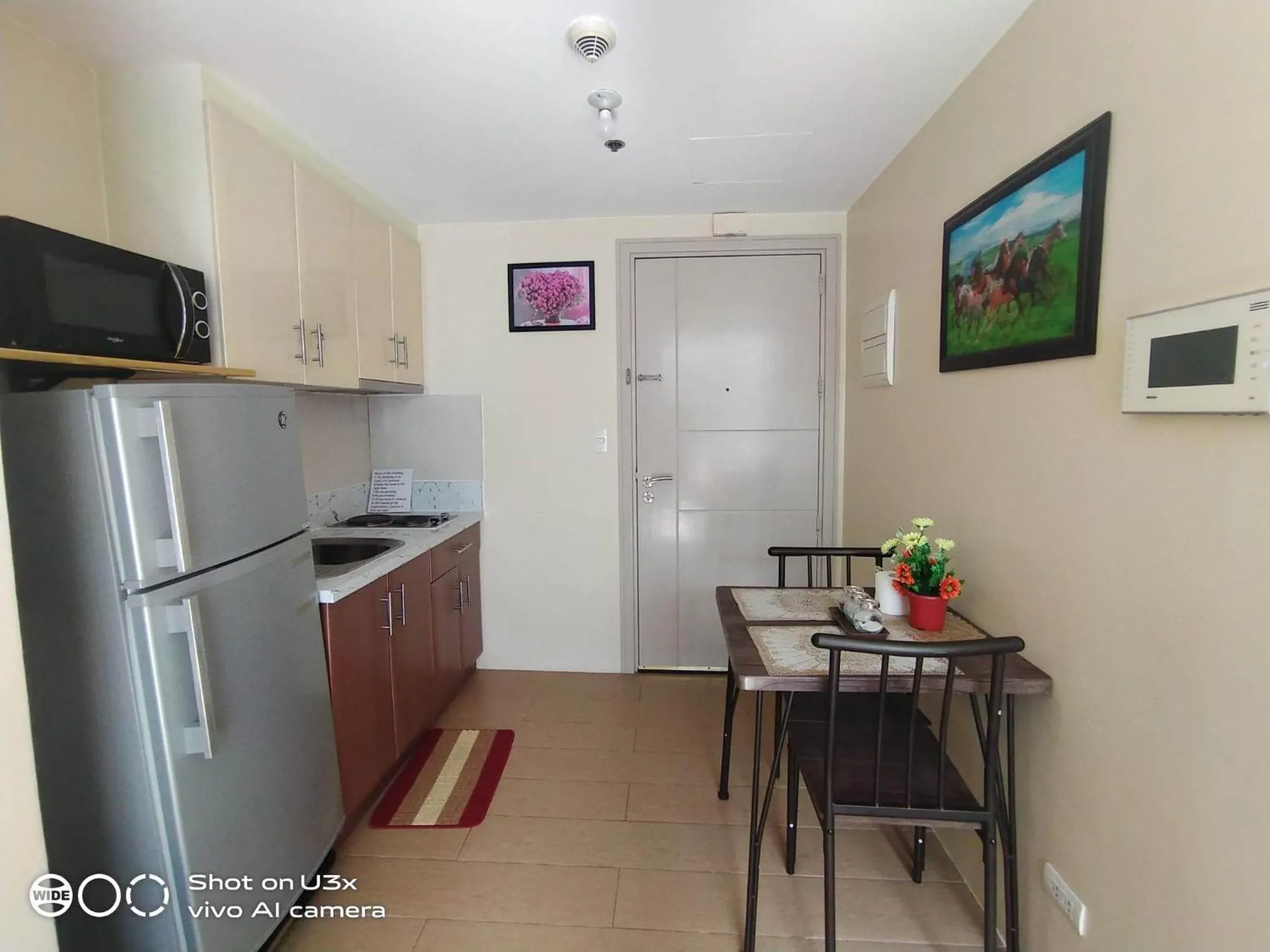 Kitchen or kitchenette in Pasay Condotel near NAIA terminal 3 (3 mins walk in)