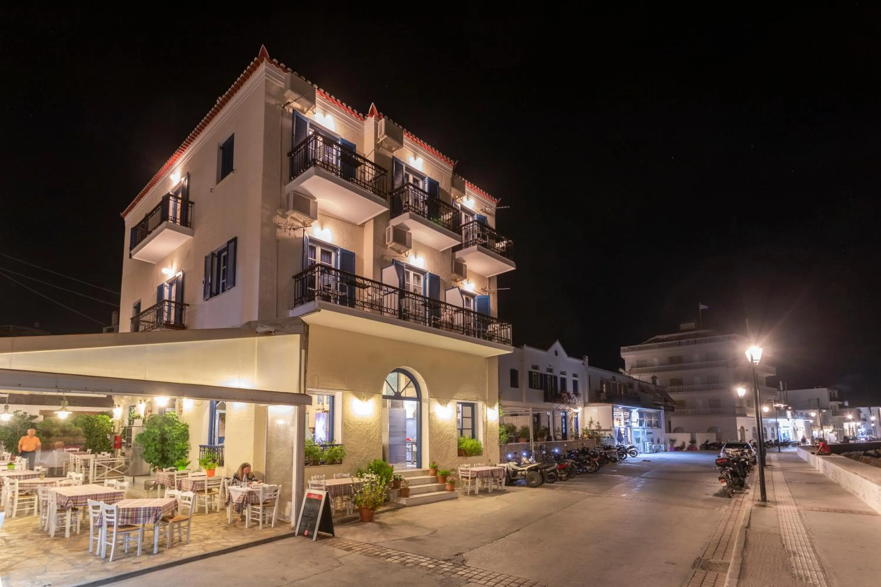 Property building in Stelios Hotel
