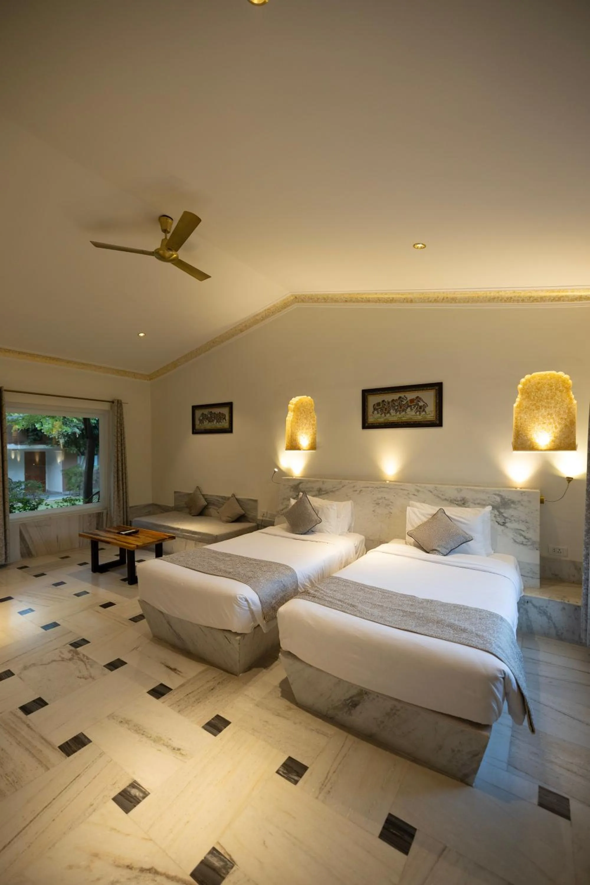 Bedroom, Bed in Aangan Resort Mandawa