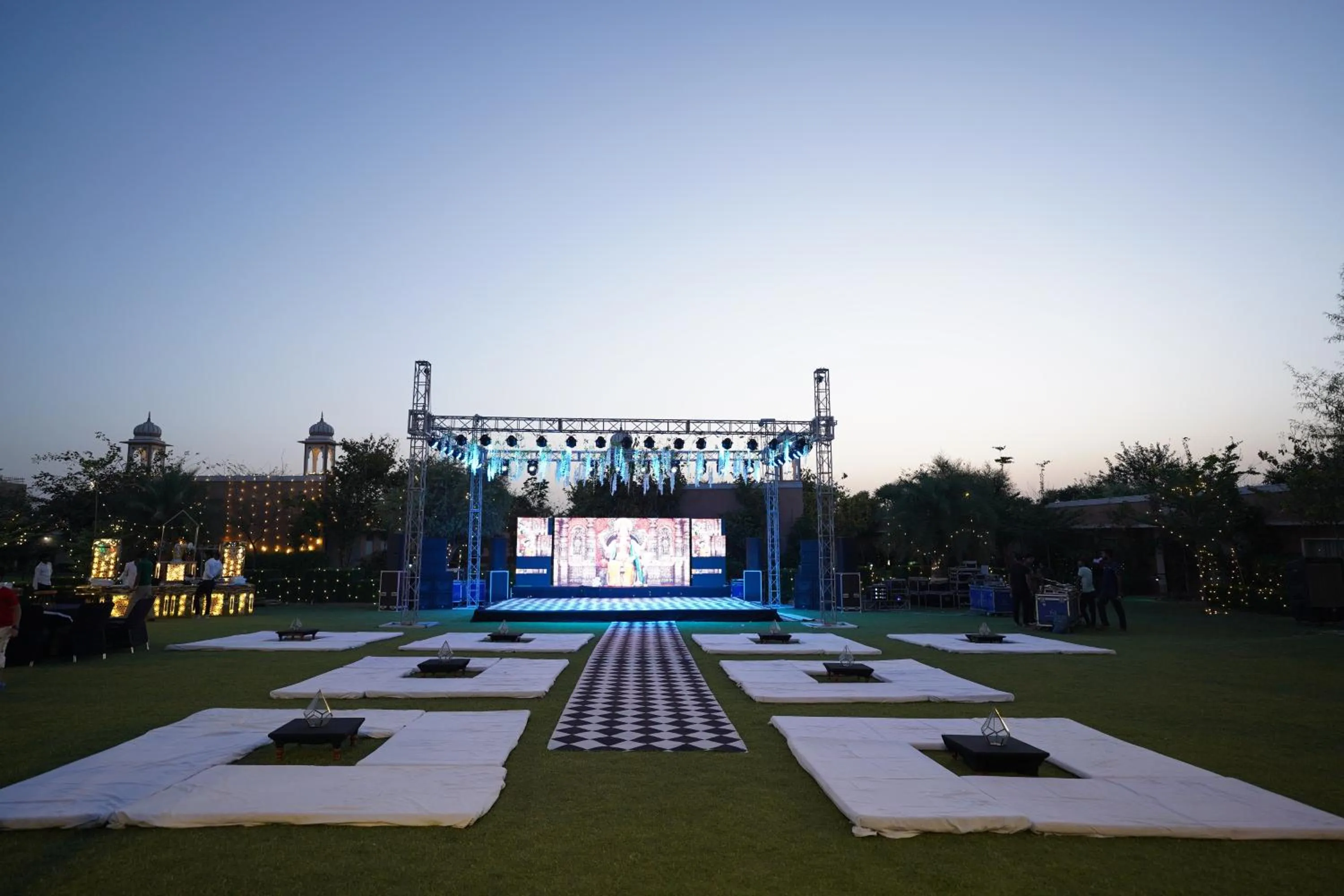 Garden view in Aangan Resort