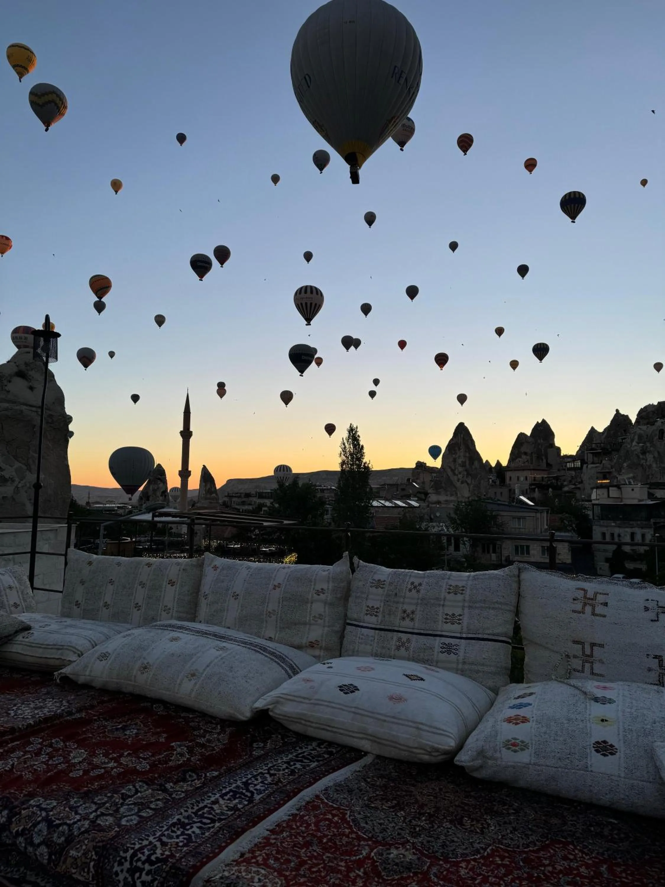 Natural landscape in Göreme Escape Cave