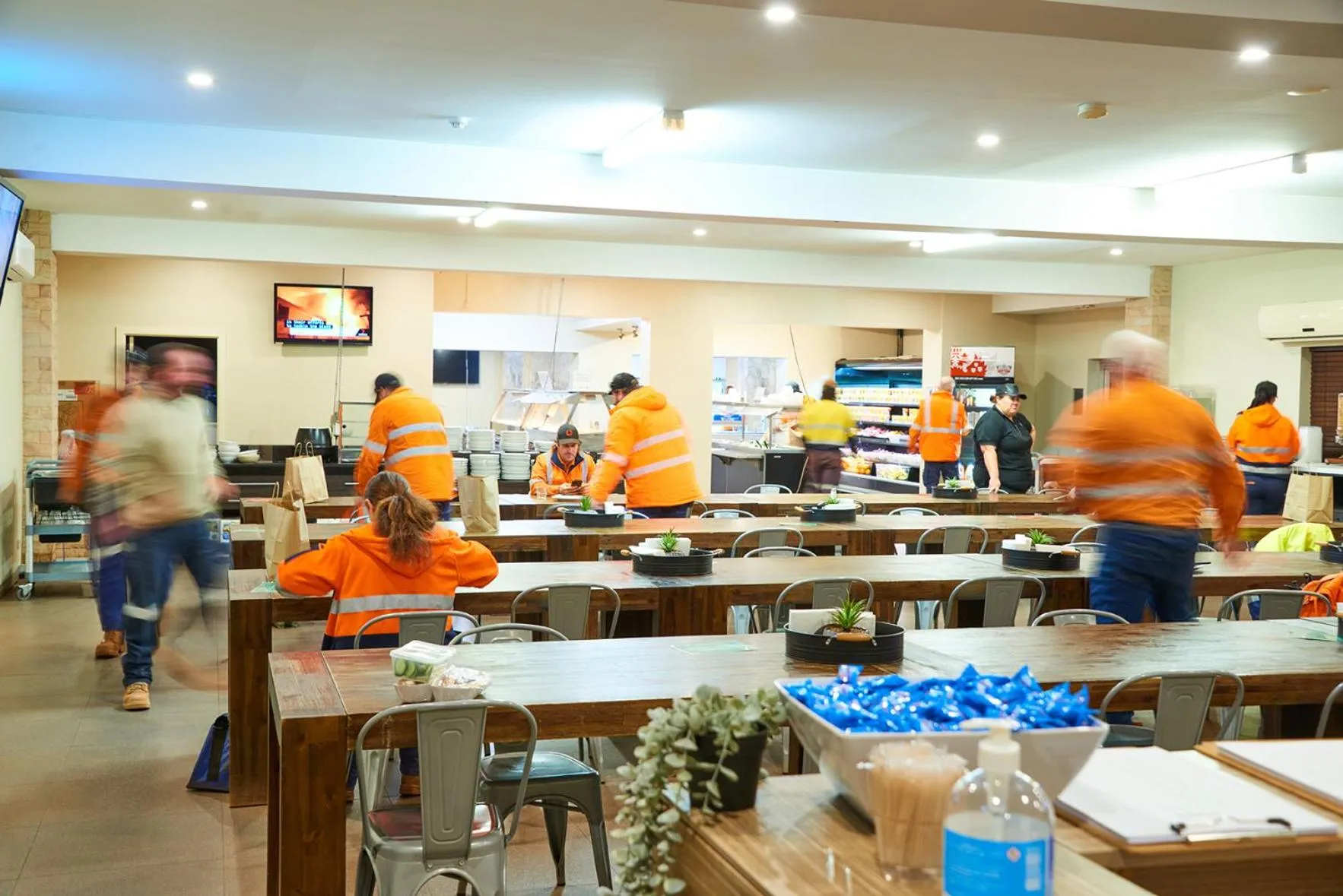 Buffet breakfast in Newman Hotel