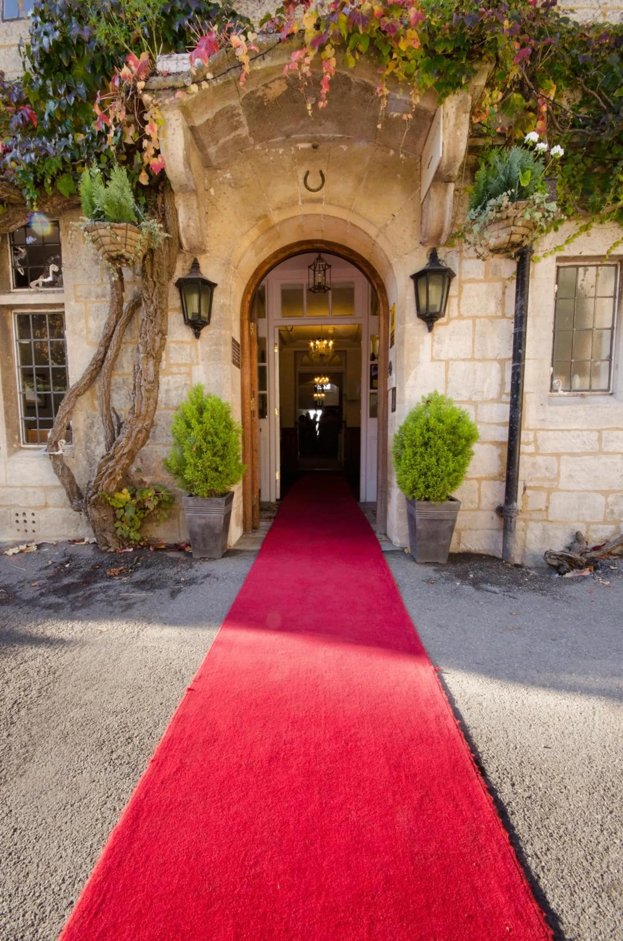 Facade/entrance in Hatton Court Hotel