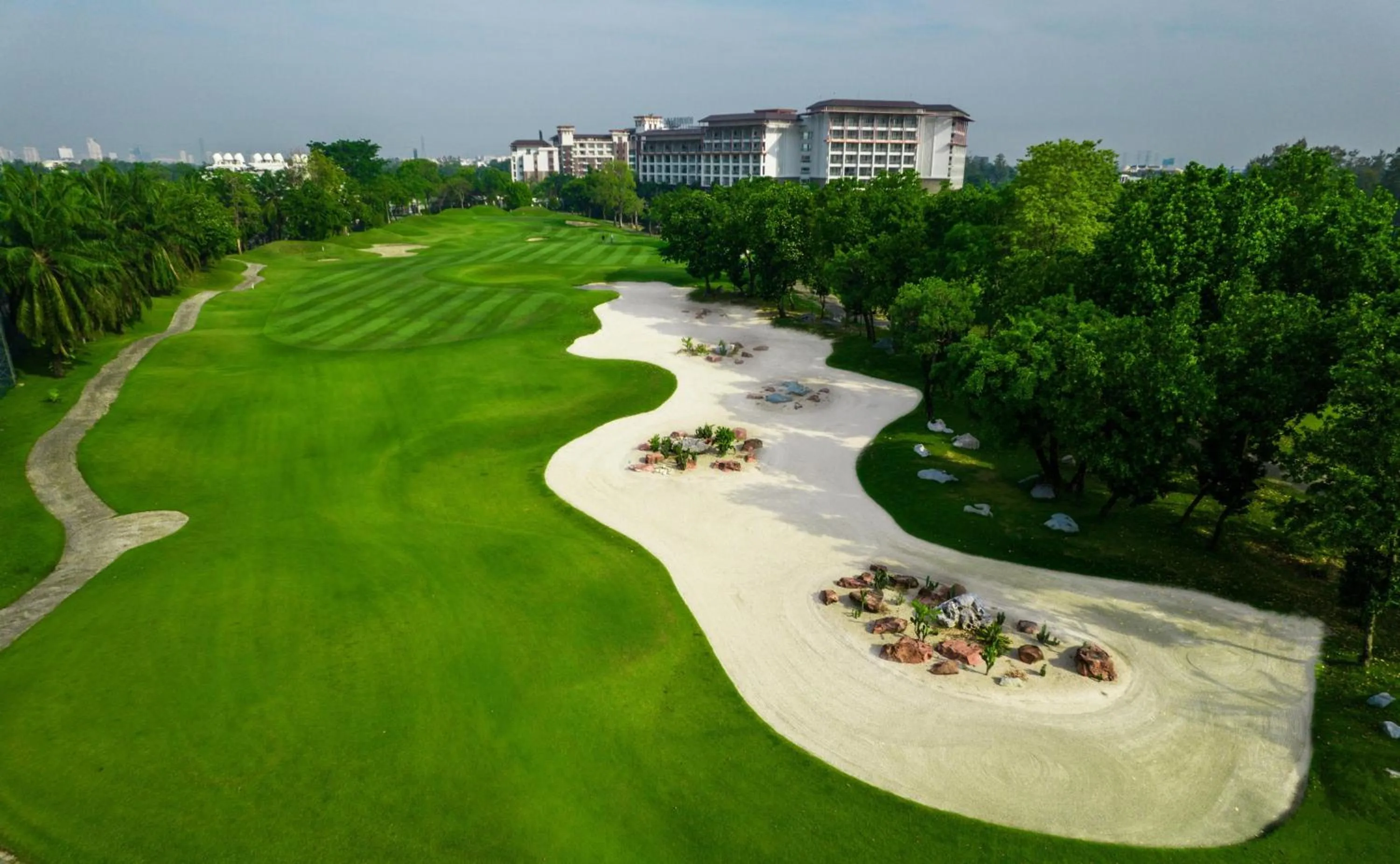 Golfcourse in Hilton Bangkok Suvarnabhumi Golf Resort & Spa