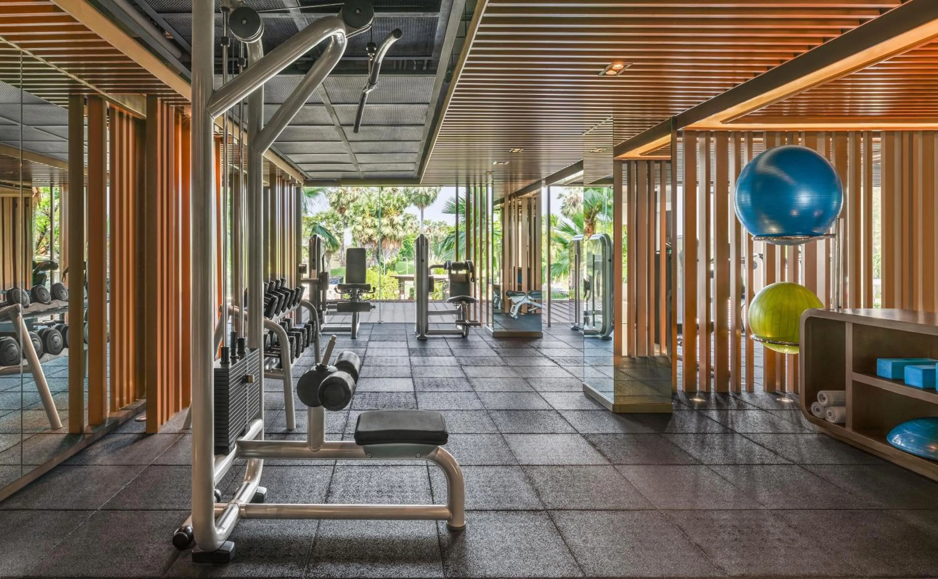 Fitness centre/facilities in Hilton Bangkok Suvarnabhumi Golf Resort & Spa