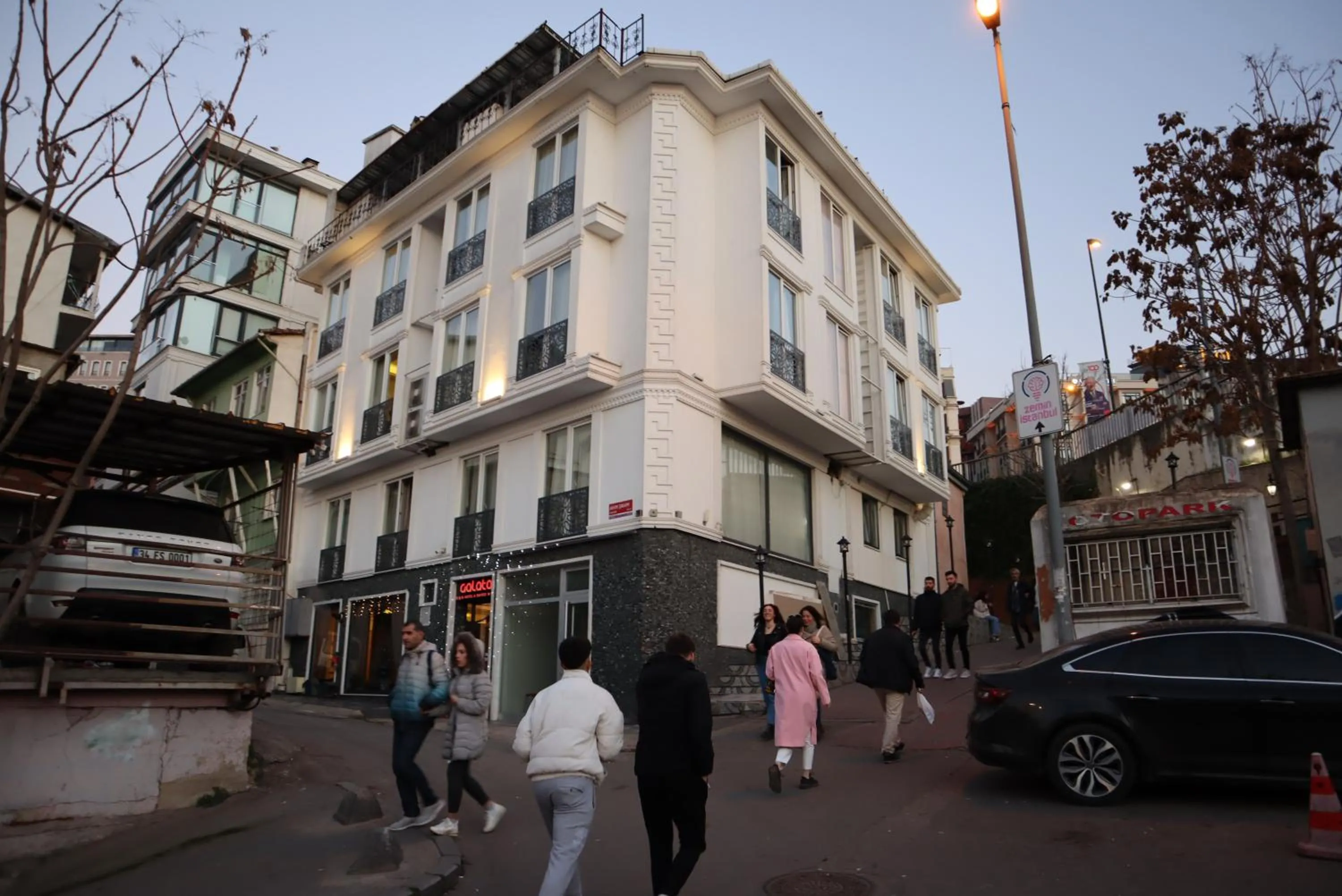 Property building in Galata istanbul Hotel