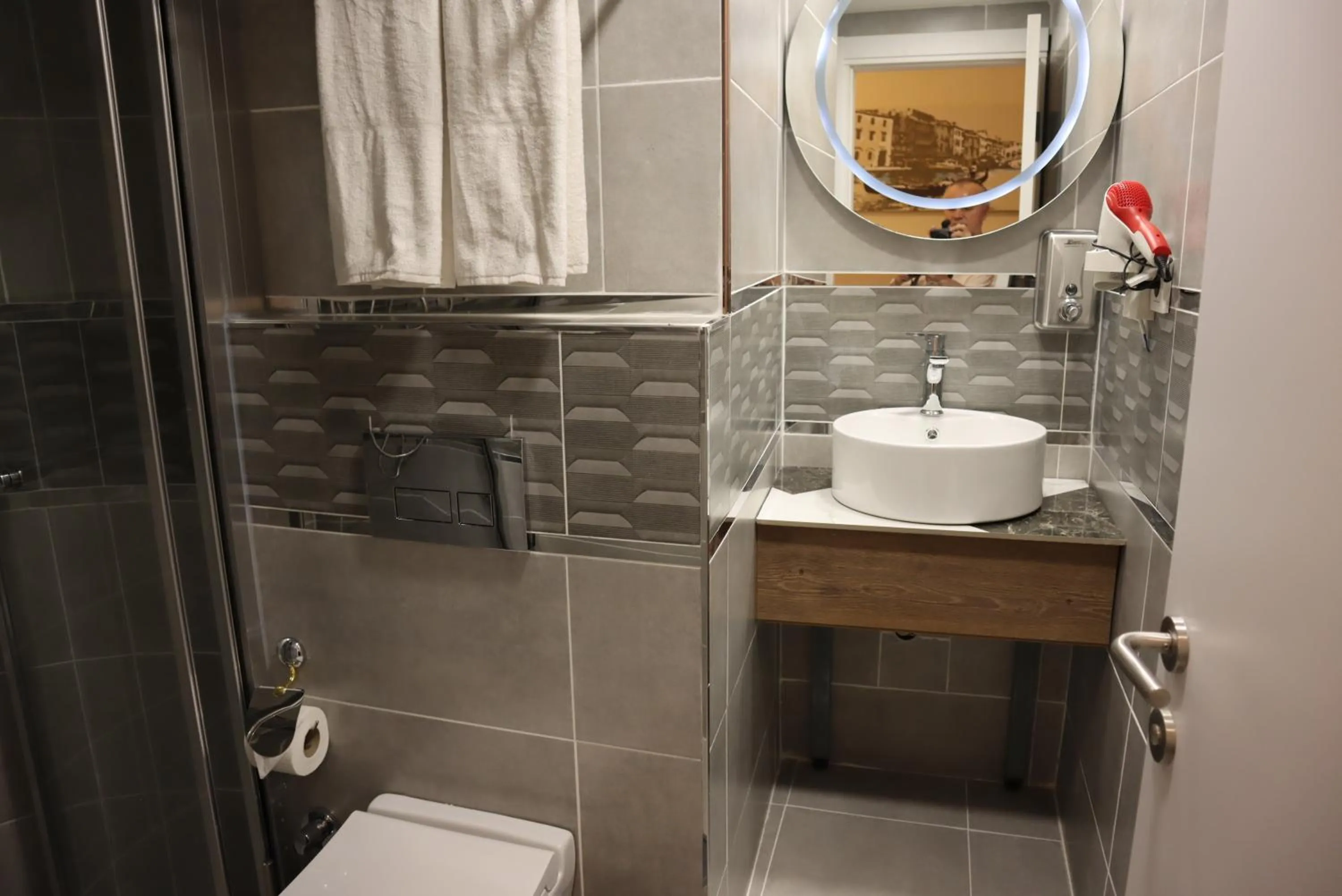 Shower in Galata istanbul Hotel