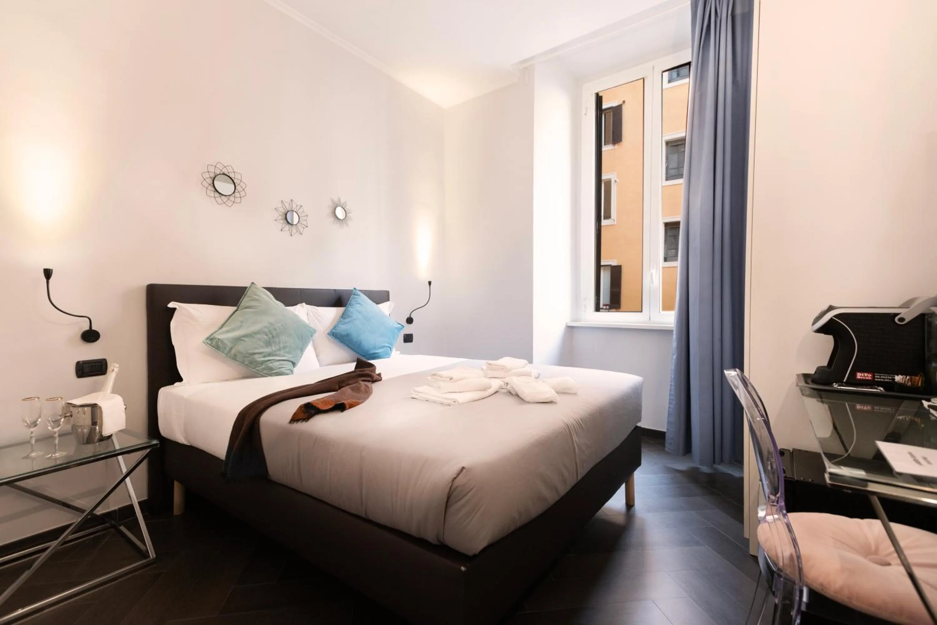 Bed in Cloud 9 Hotel