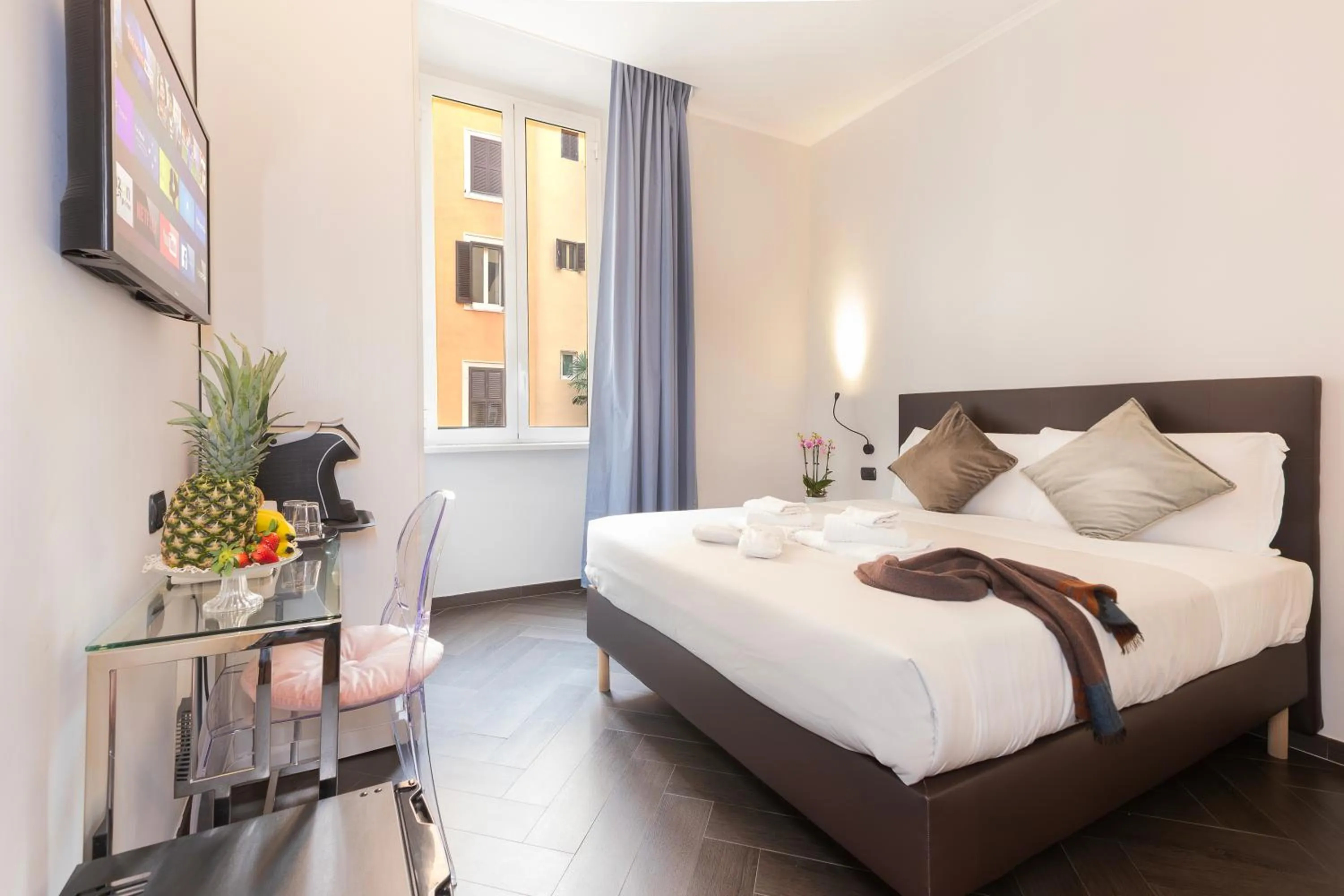 Bed in Cloud 9 Hotel