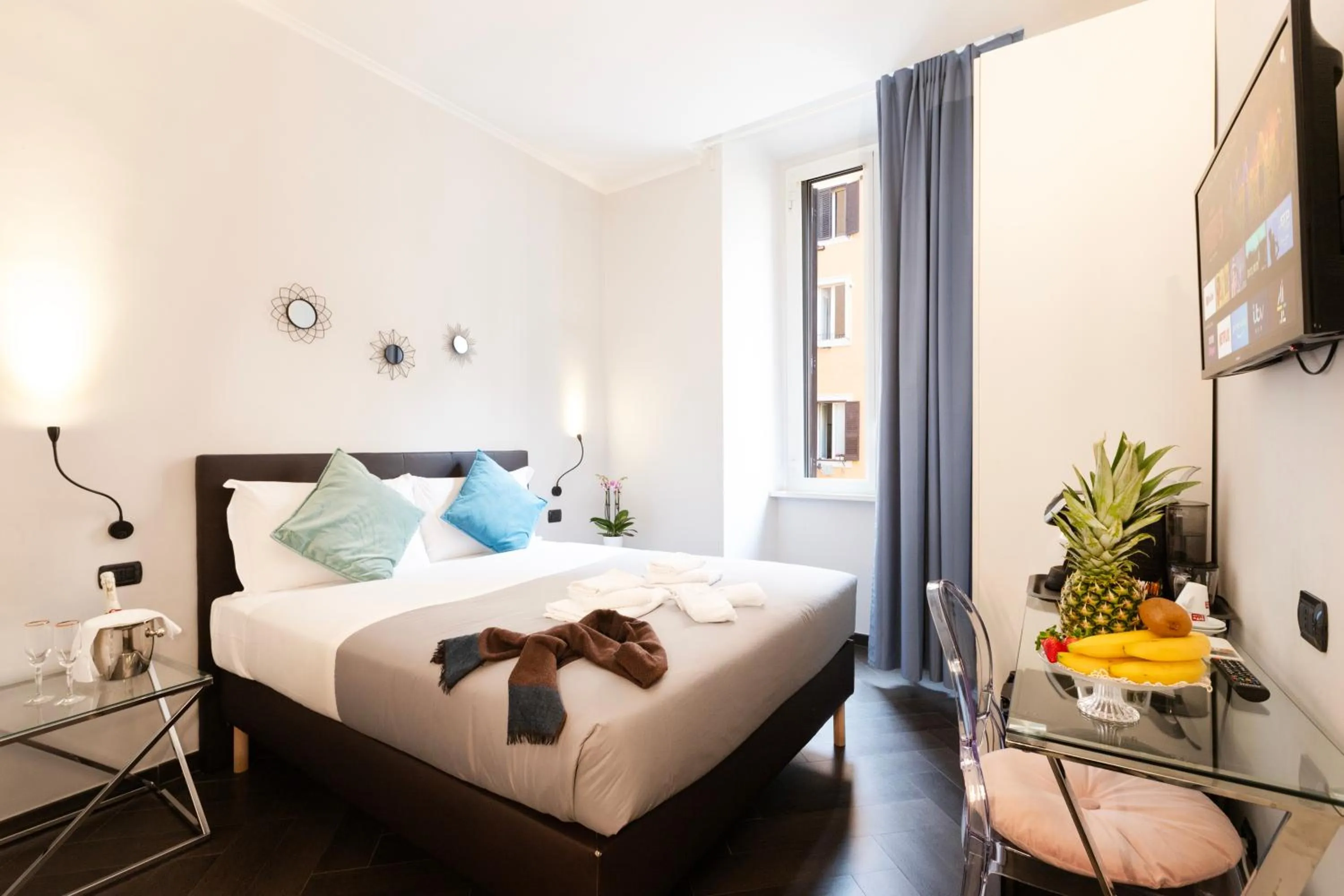 Bed in Cloud 9 Hotel