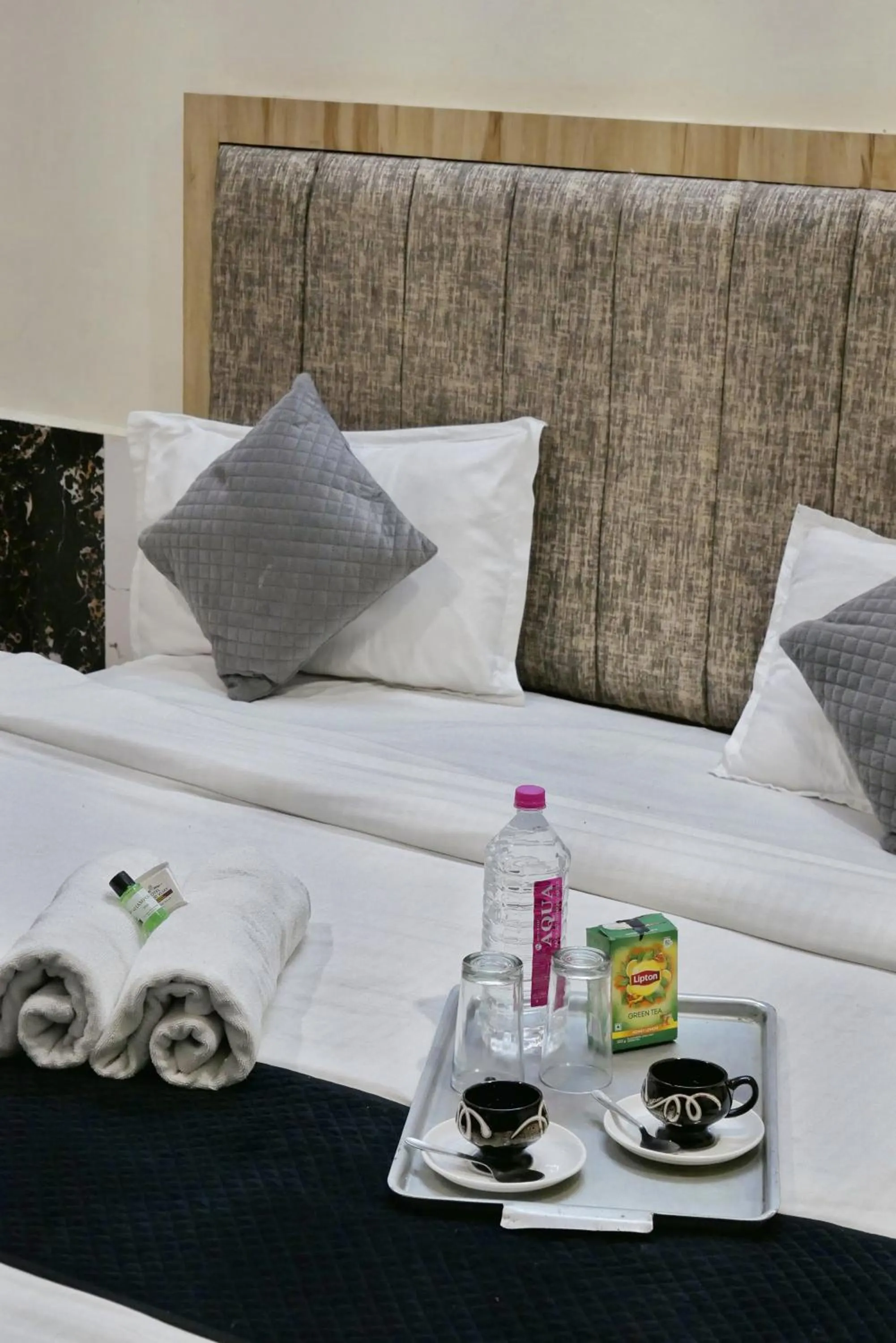 Bed in Hotel Grand Vijay