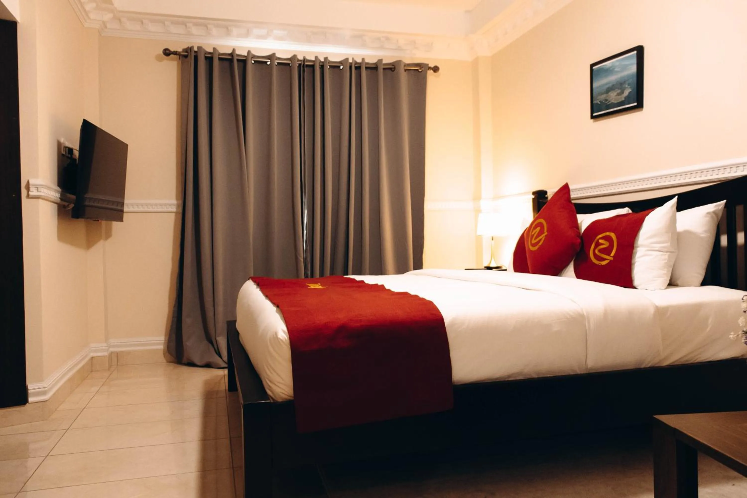 Bed in Zimansky Hotel