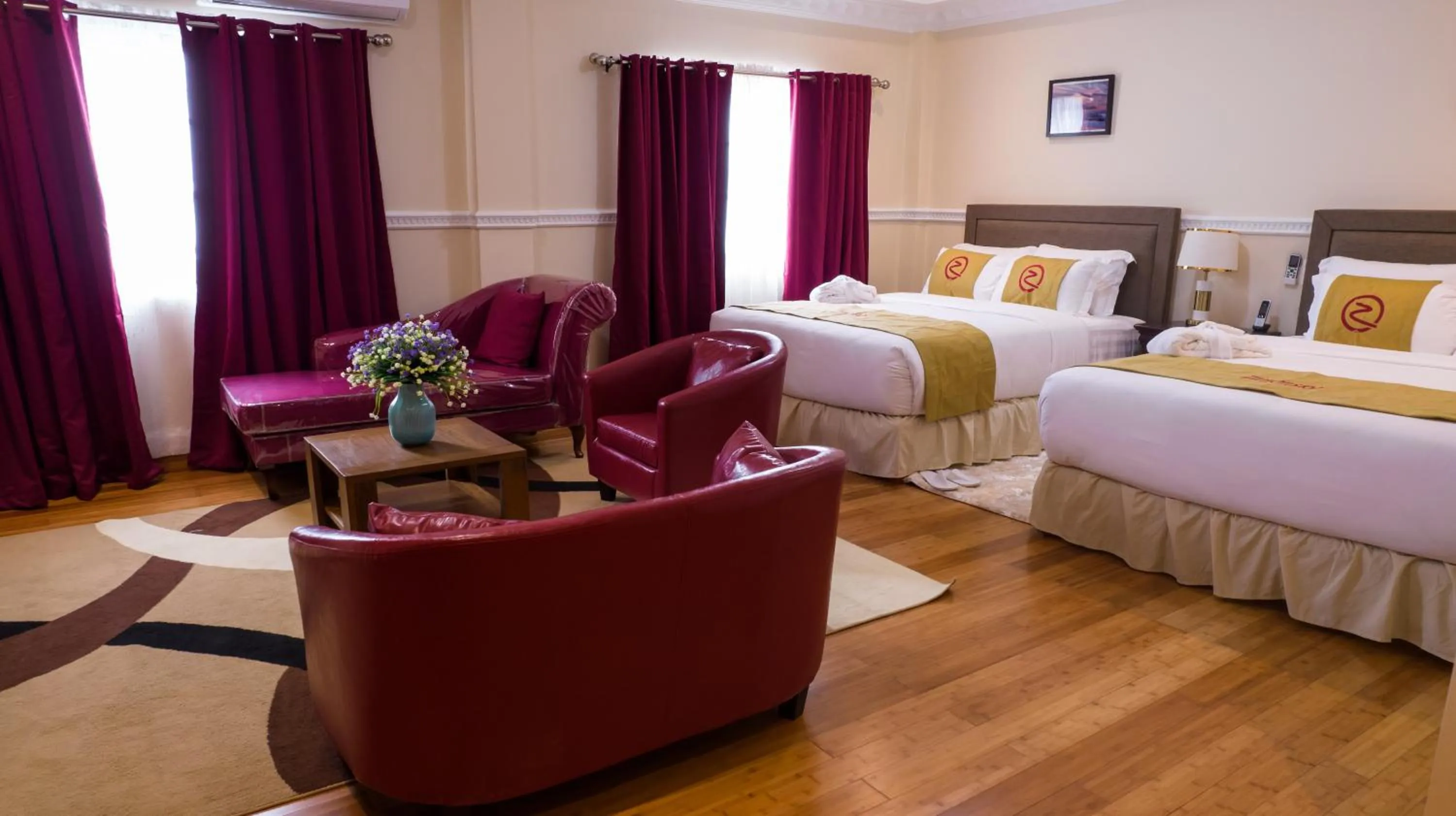 Bed in Zimansky Hotel