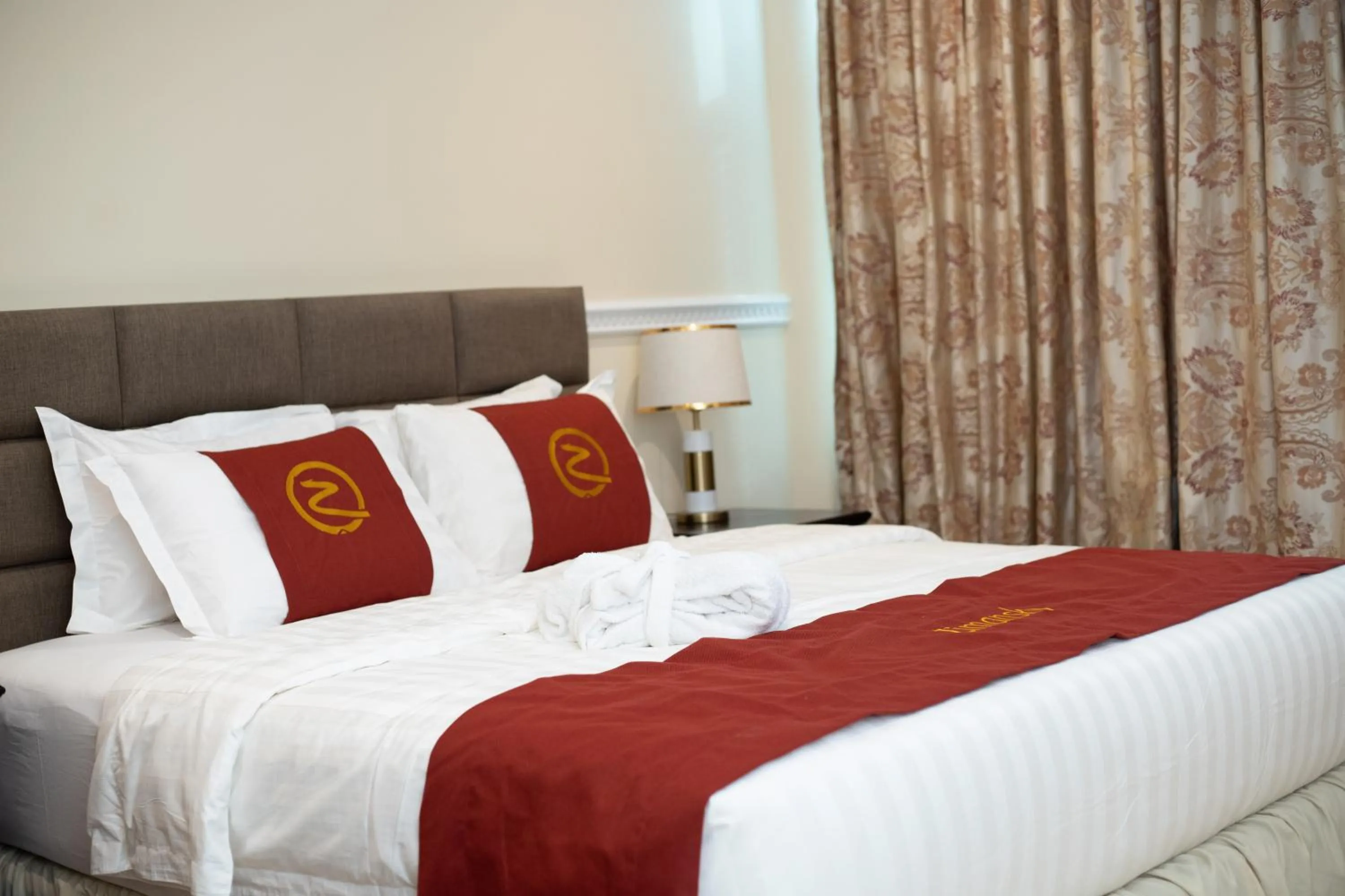 Bed in Zimansky Hotel