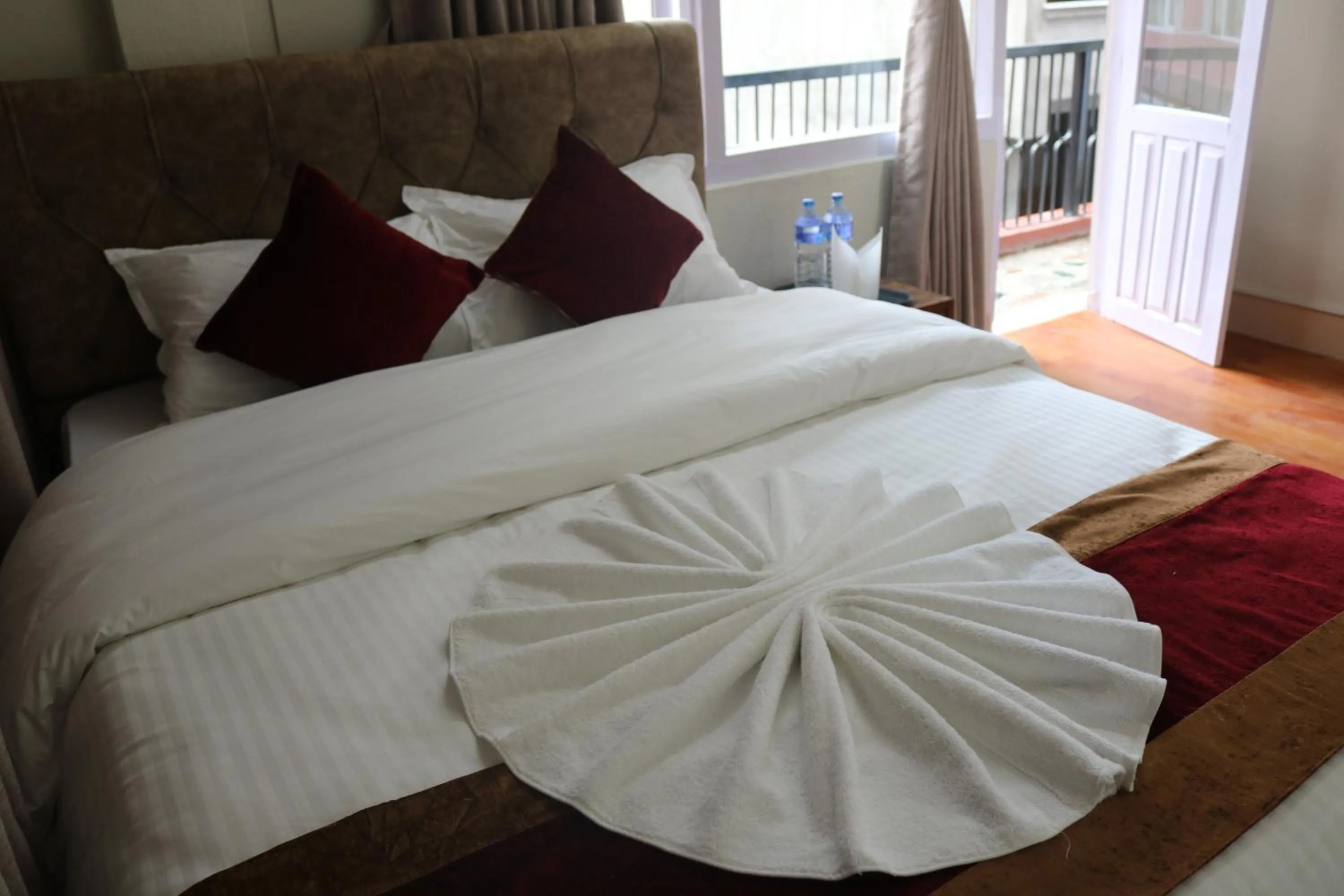 Bed in Om Tara Guest House Pvt Ltd