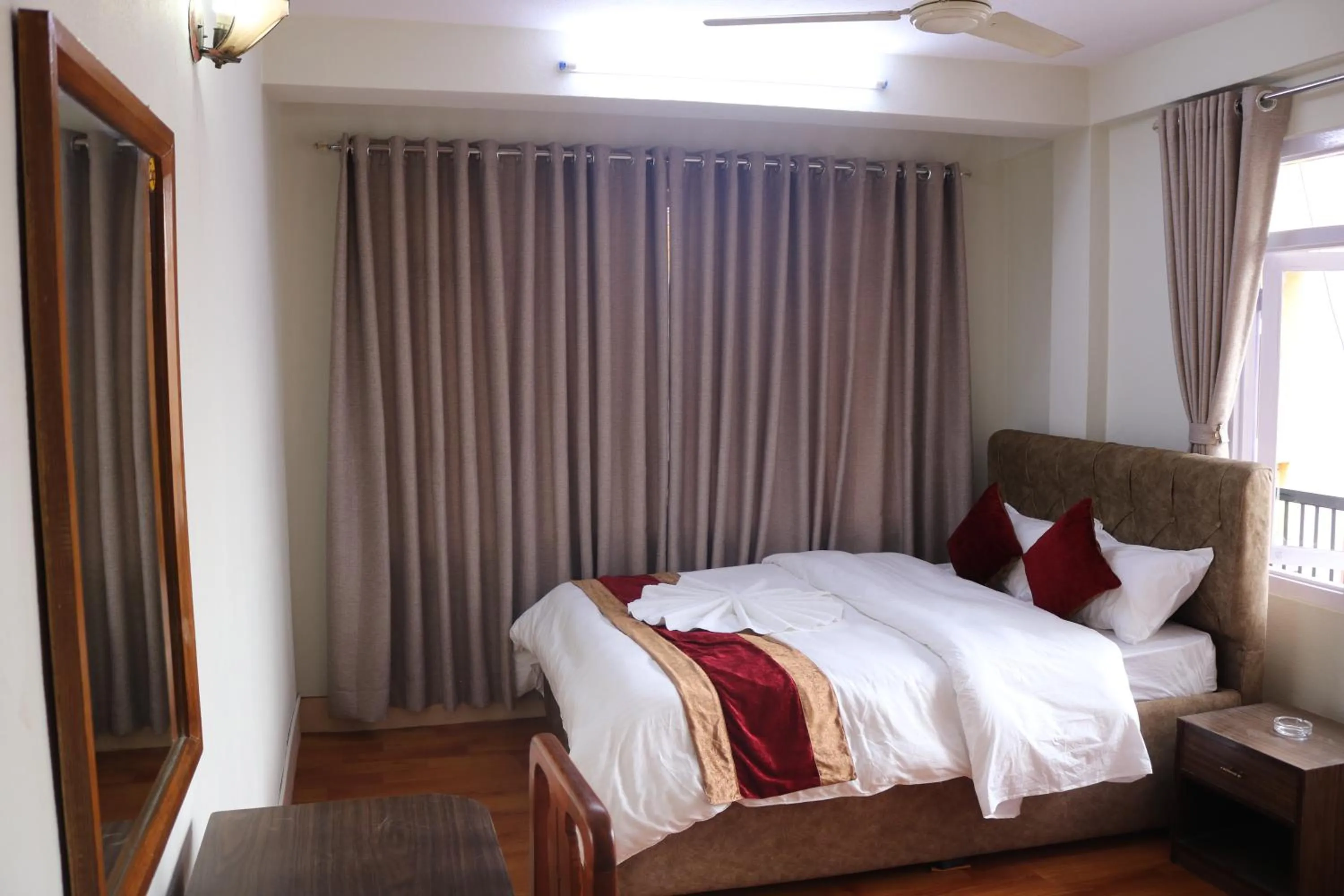 Bed in Om Tara Guest House Pvt Ltd