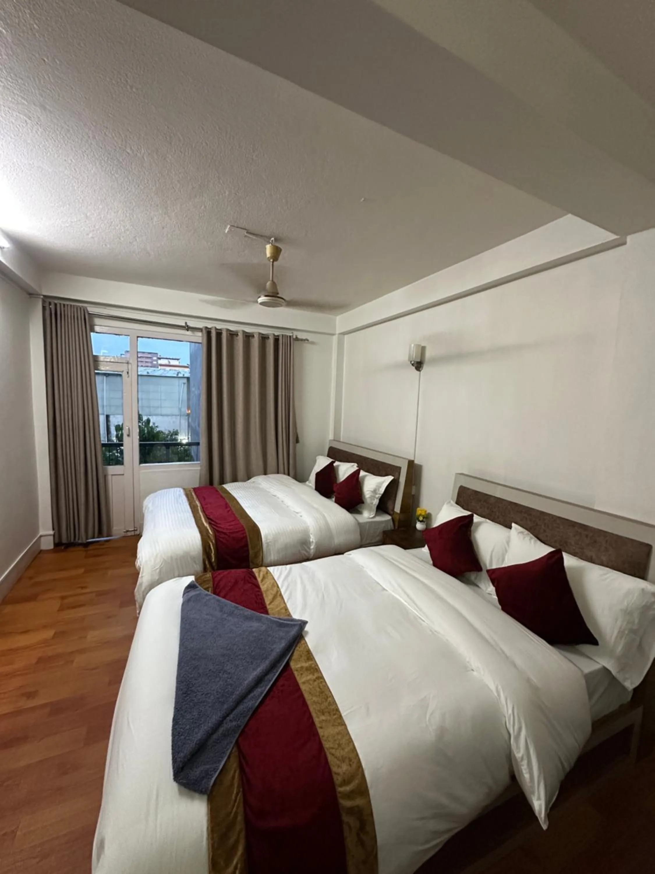 Bed in Om Tara Guest House Pvt Ltd