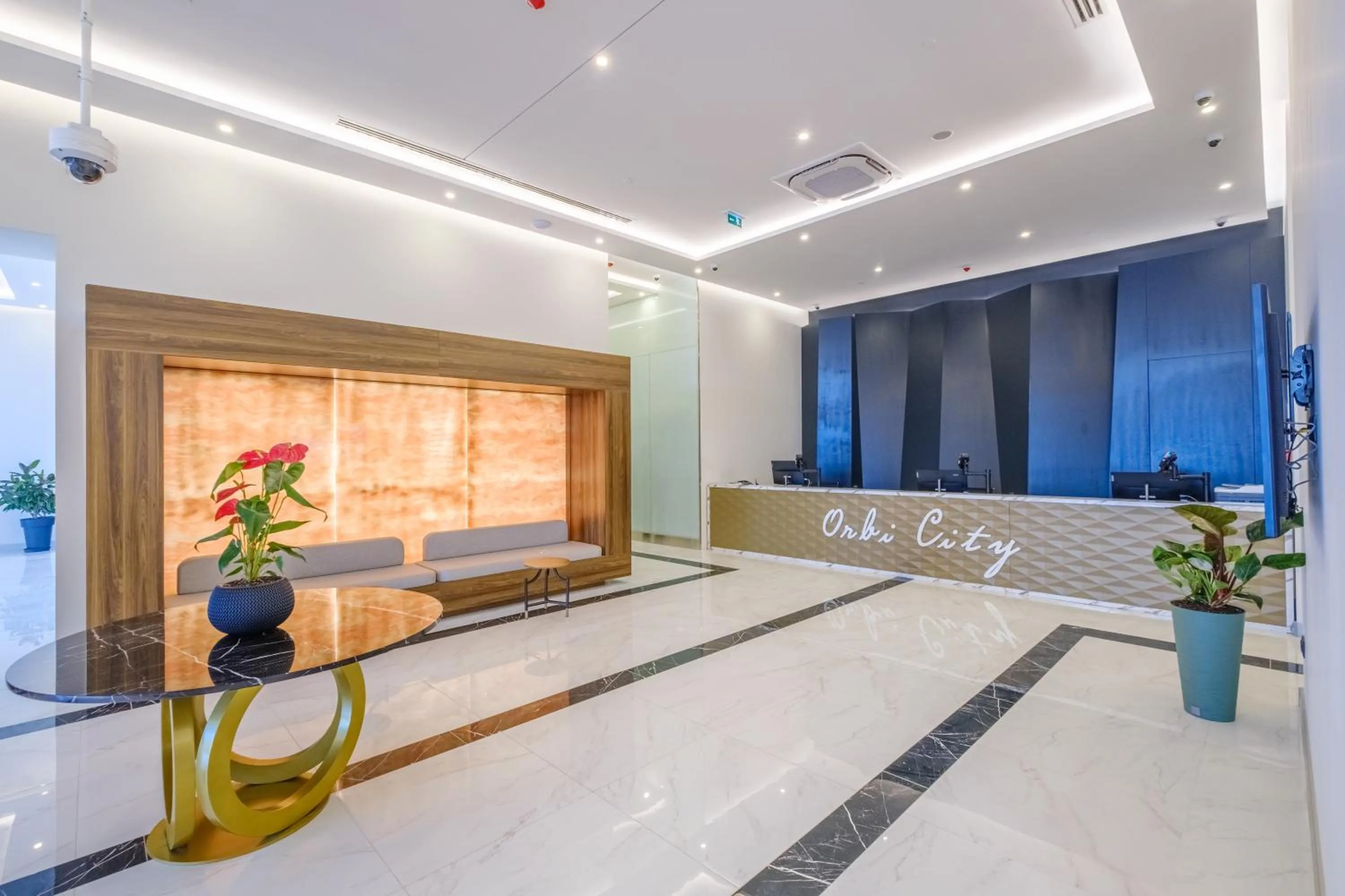 Lobby or reception in Orbi City Hotel Official D Block