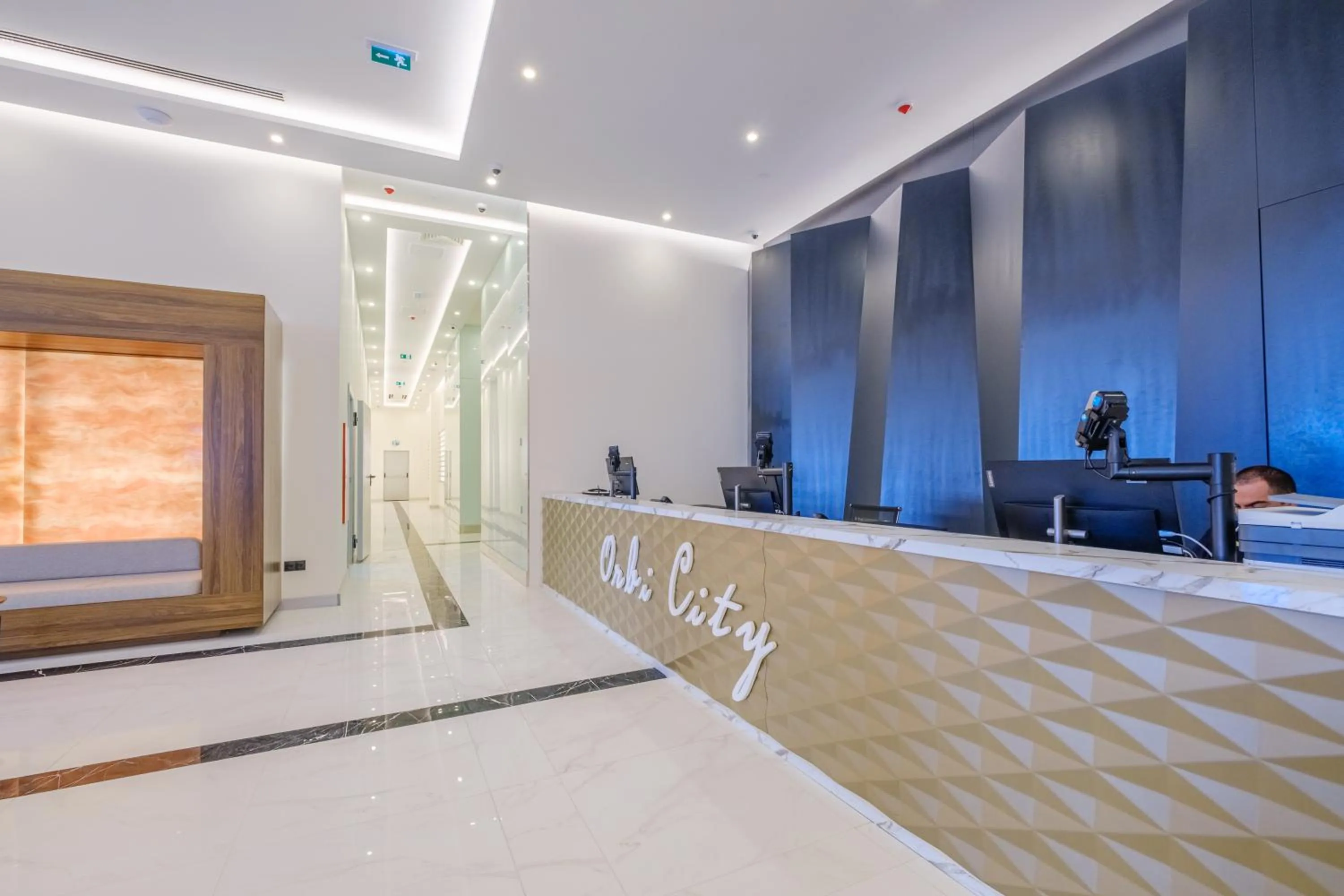 Lobby or reception in Orbi City Hotel Official D Block