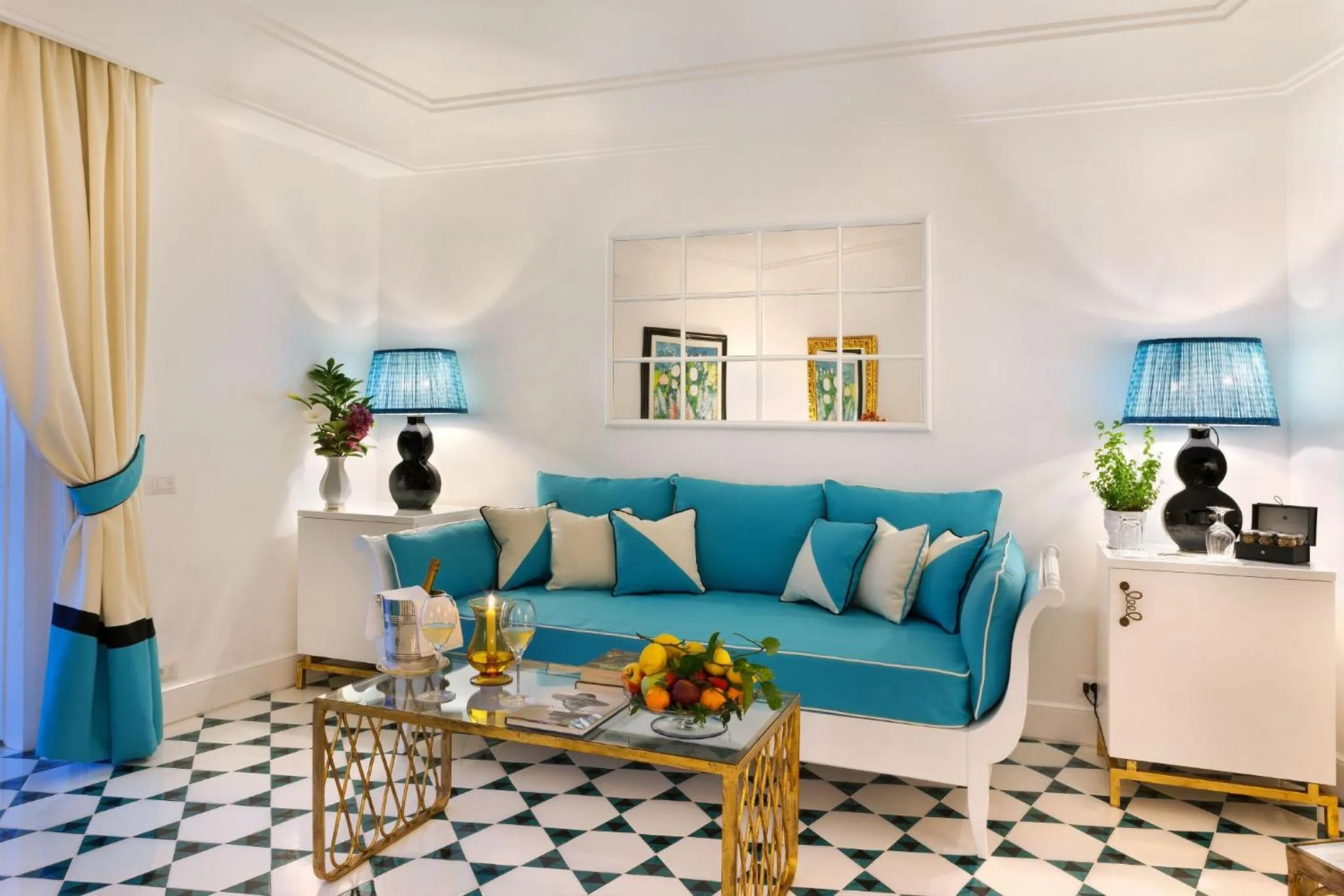 Living room in Il San Pietro di Positano