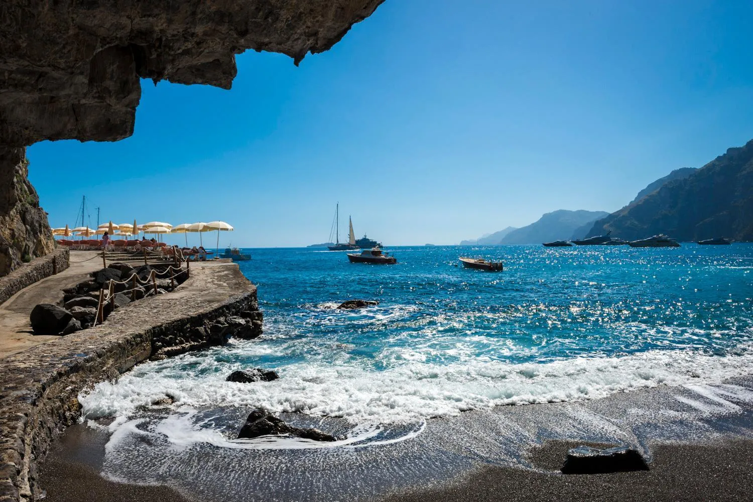 Beach in Il San Pietro di Positano