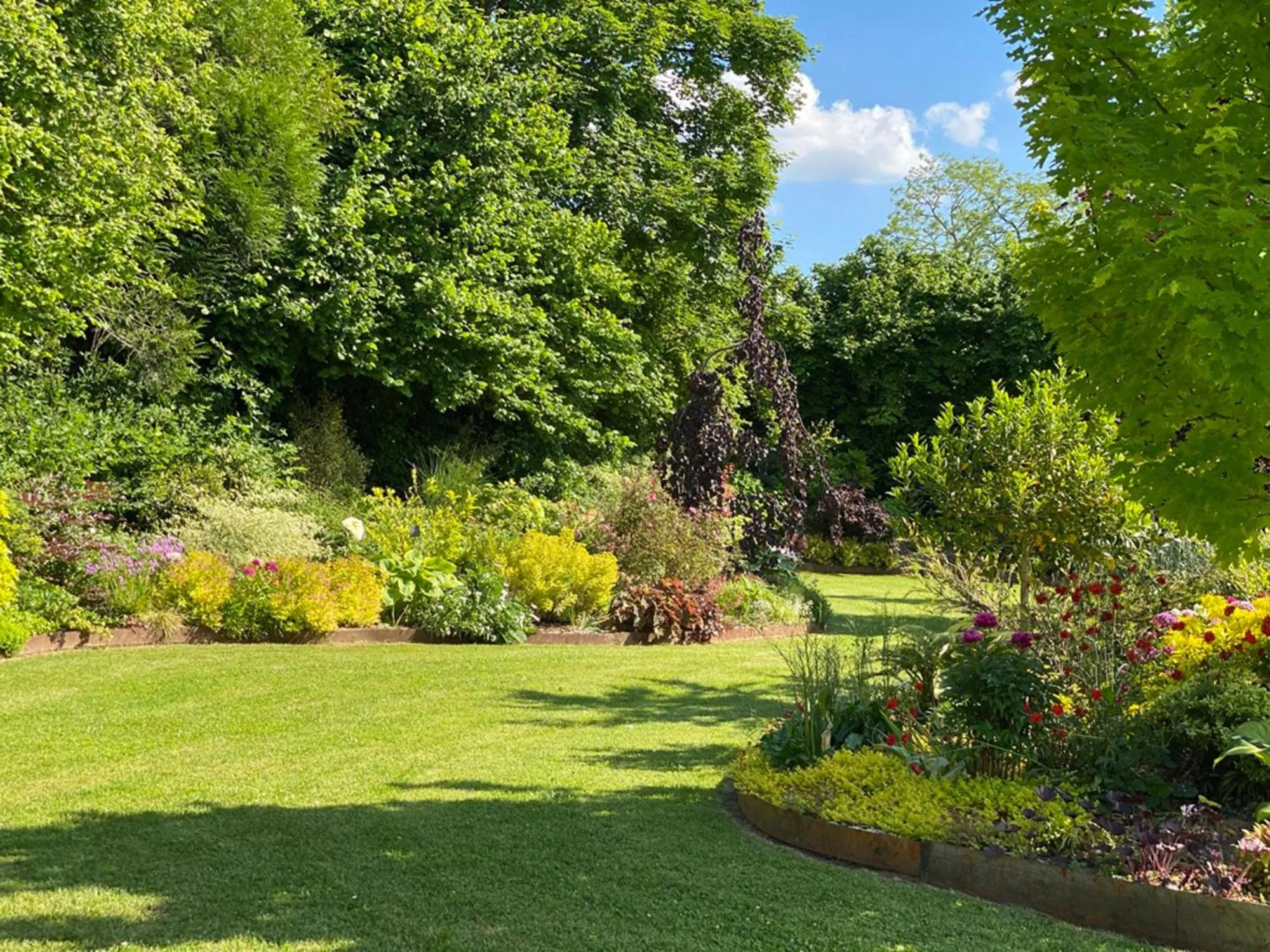 Garden view in L'école des garçons