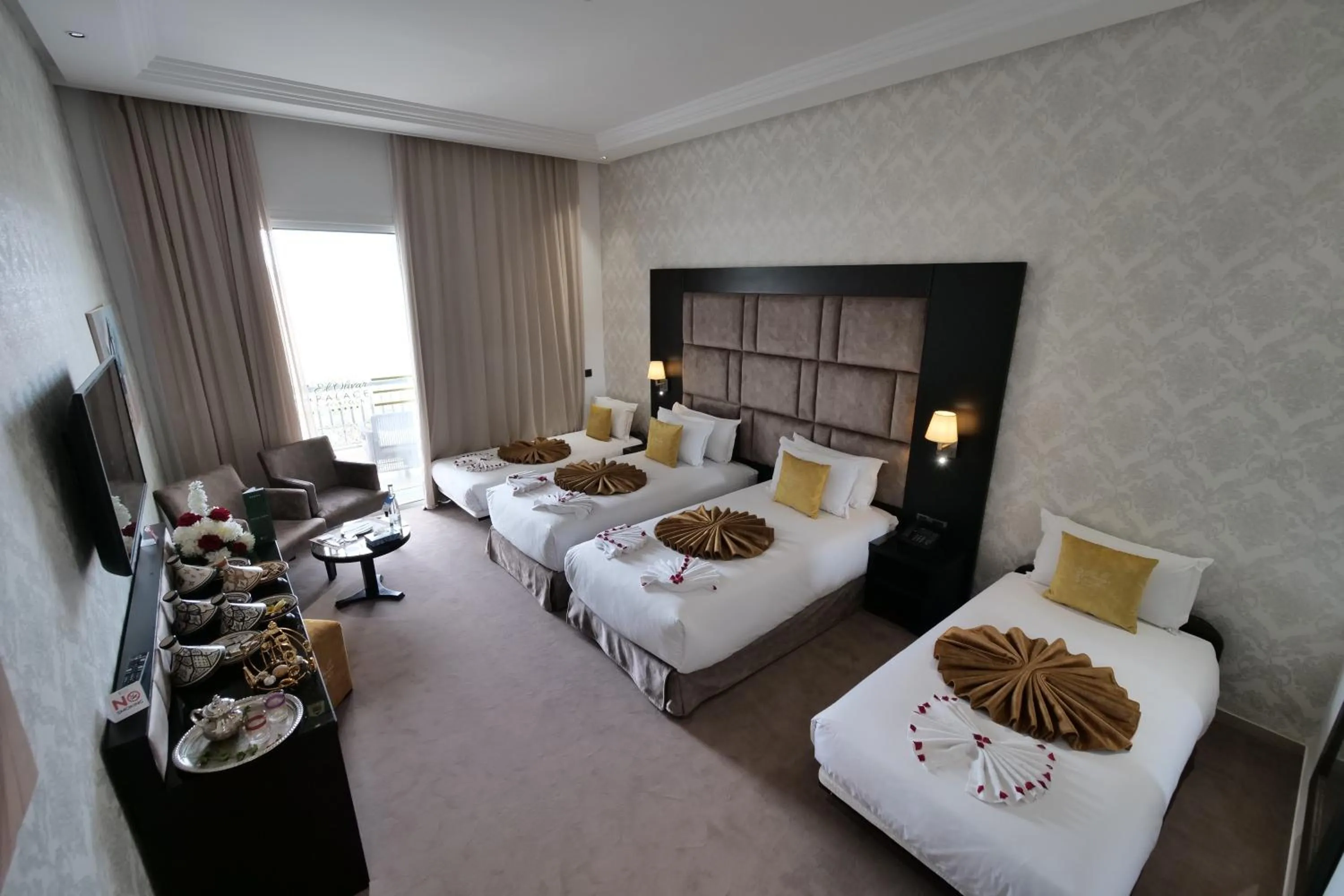 Bed in El Olivar Palace Marrakech All Inclusive, Aquapark & SPA