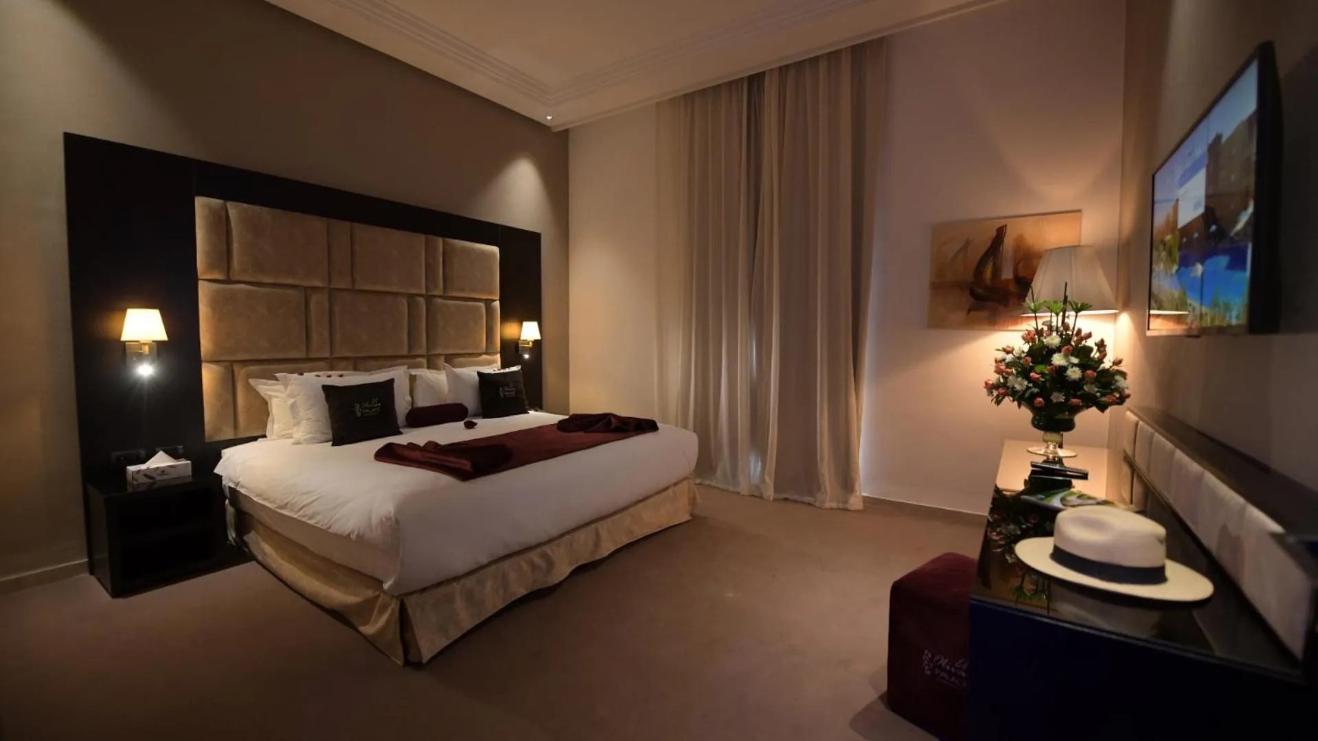 Bed in El Olivar Palace Marrakech All Inclusive, Aquapark & SPA