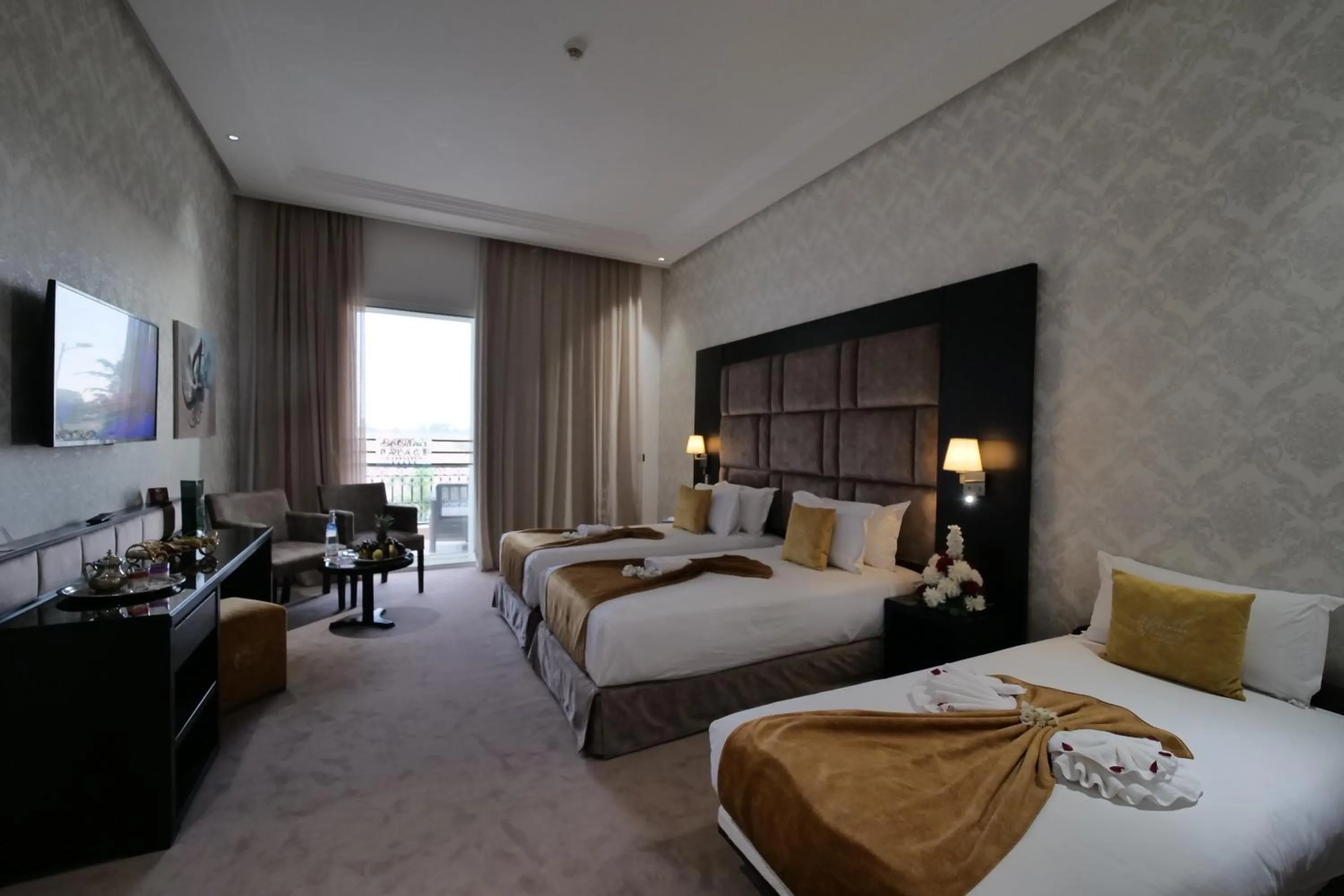 Bed in El Olivar Palace Marrakech All Inclusive, Aquapark & SPA