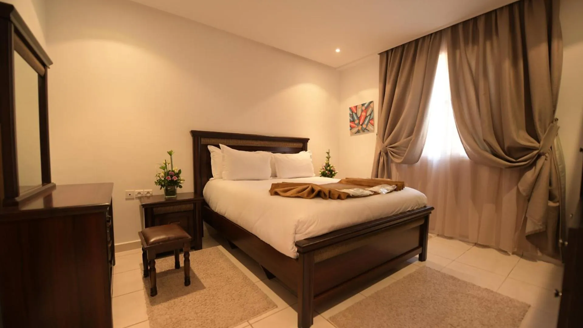 Bed in El Olivar Palace Marrakech All Inclusive, Aquapark & SPA