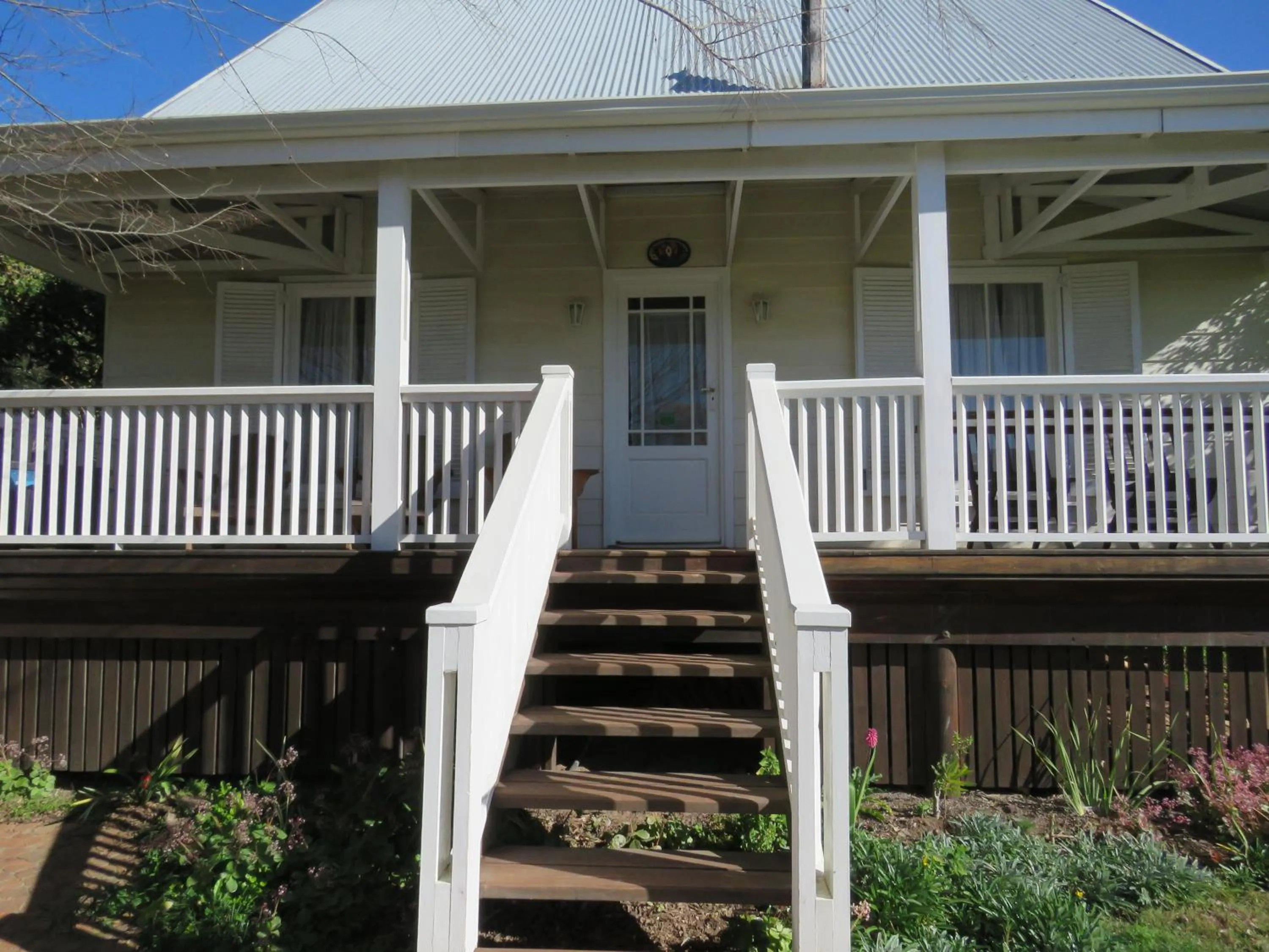 Inner courtyard view in Beside Still Waters