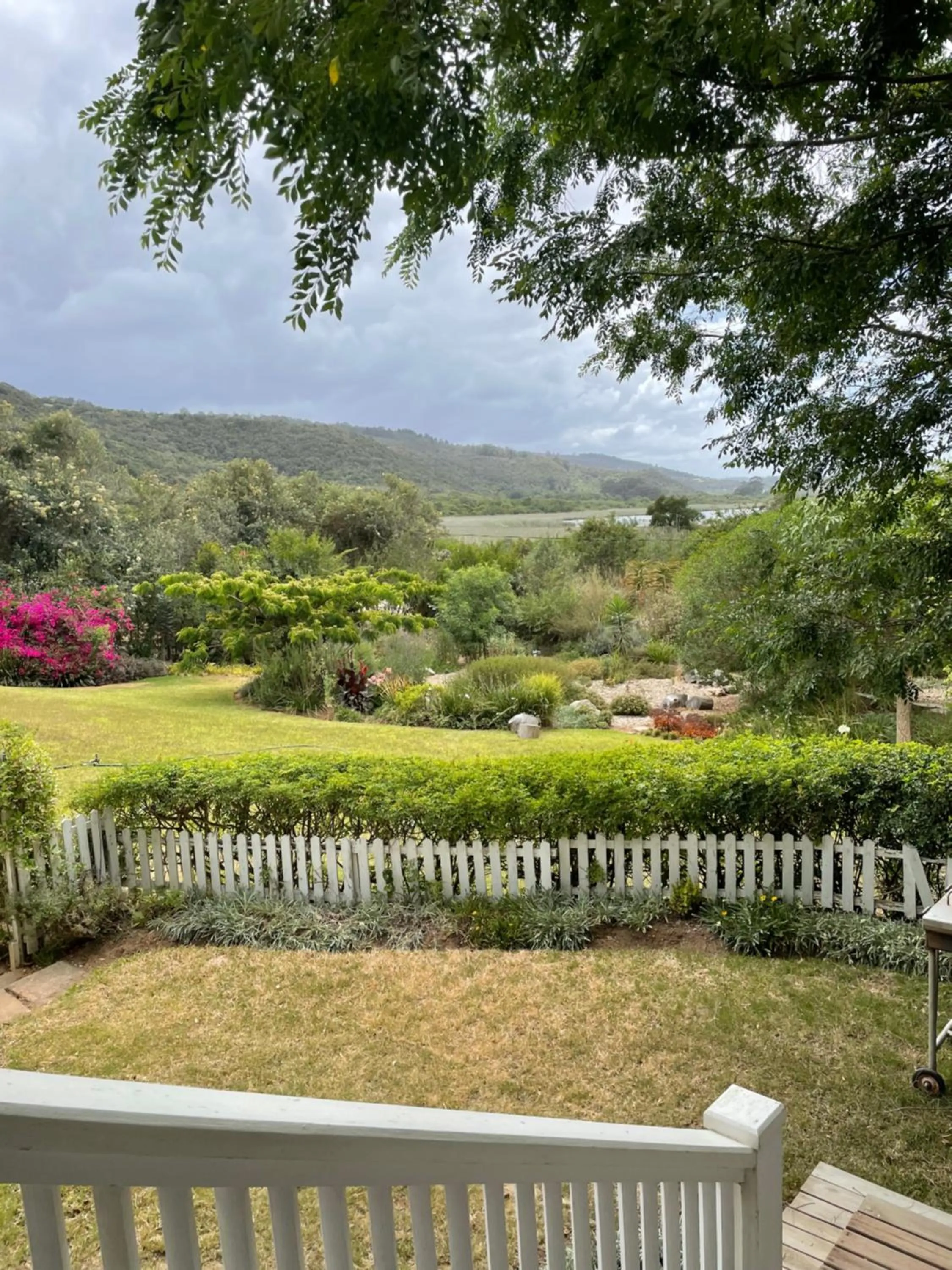 Garden view in Beside Still Waters