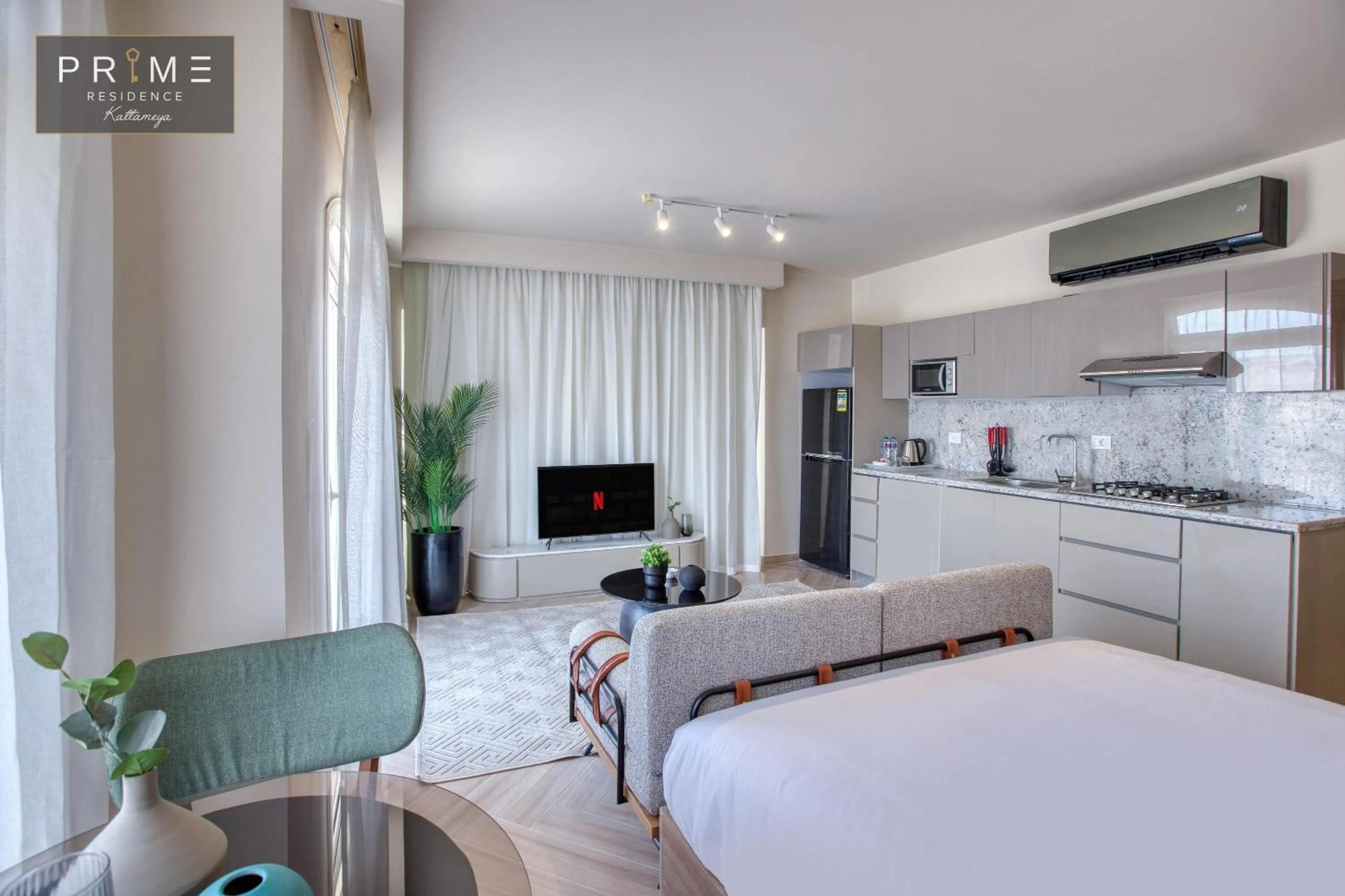 Photo of the whole room, Bed in Prime Residence Kattameya