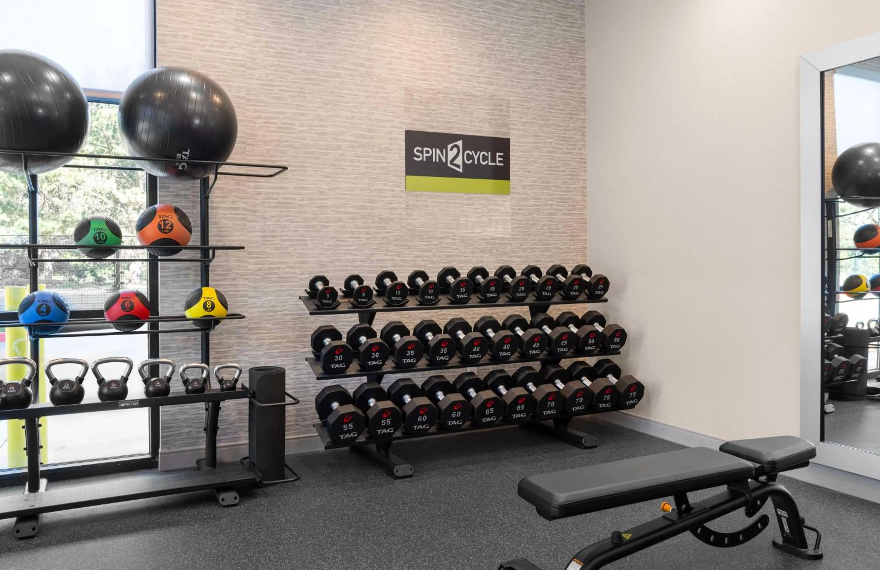 Fitness centre/facilities in Home2 Suites By Hilton Marina