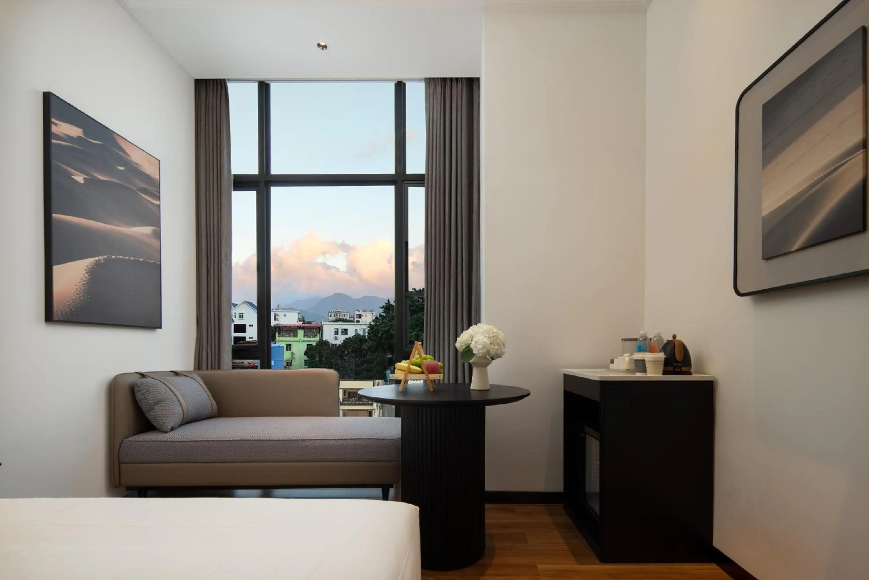 Bed in Atour X Hotel Shenzhen Dapeng Jiaochangwei