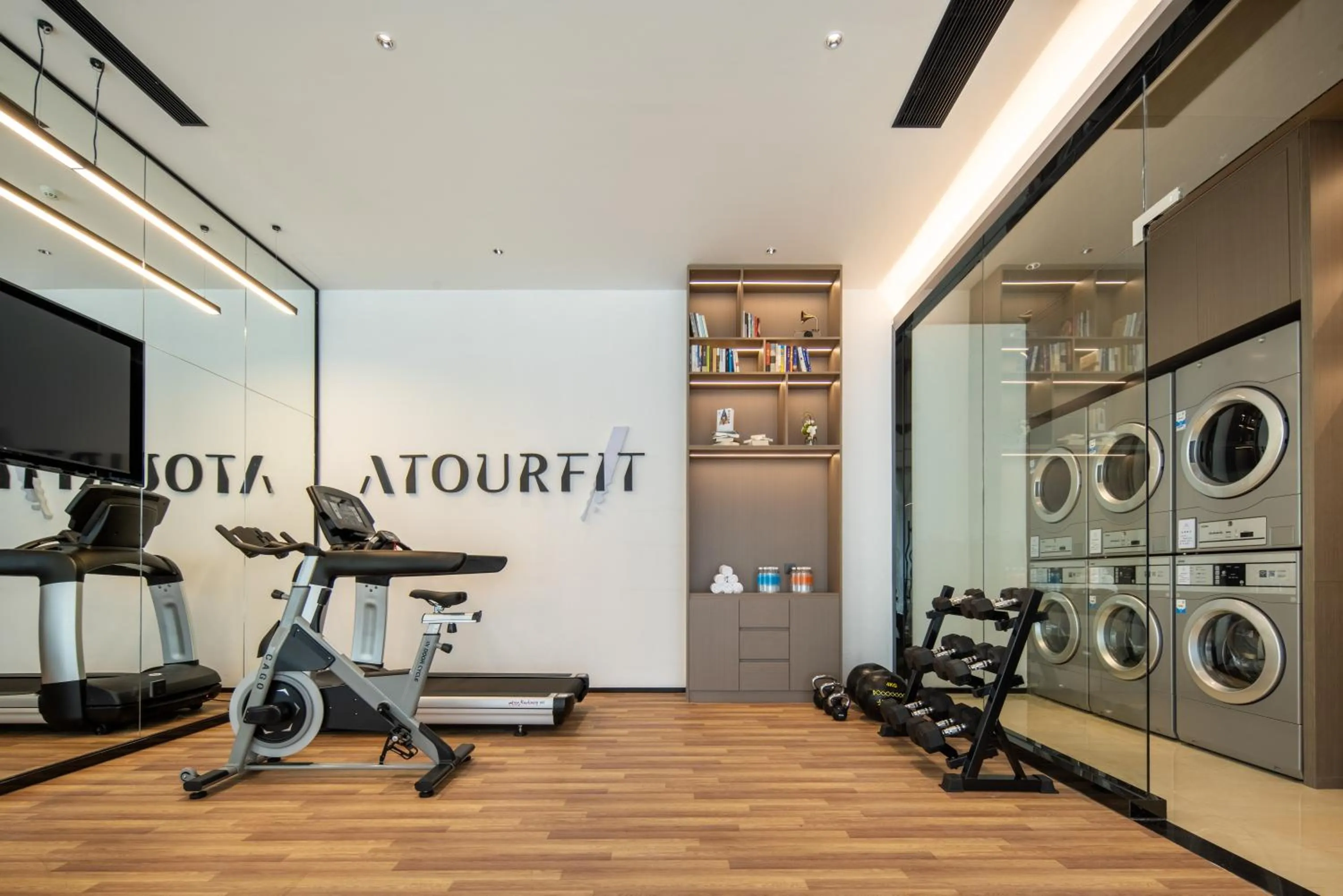 Fitness centre/facilities in Atour X Hotel Shenzhen Dapeng Jiaochangwei