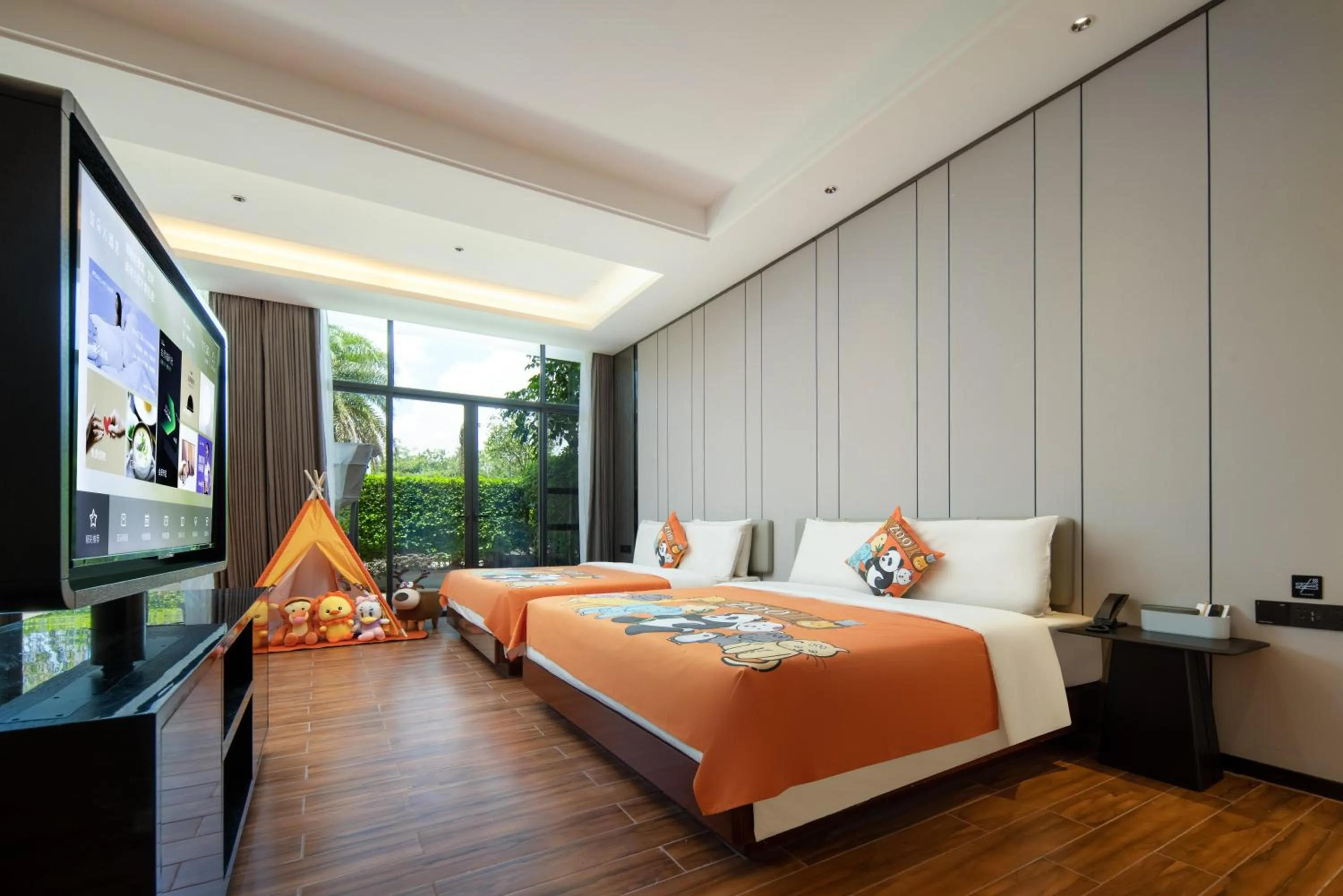 Bed in Atour X Hotel Shenzhen Dapeng Jiaochangwei