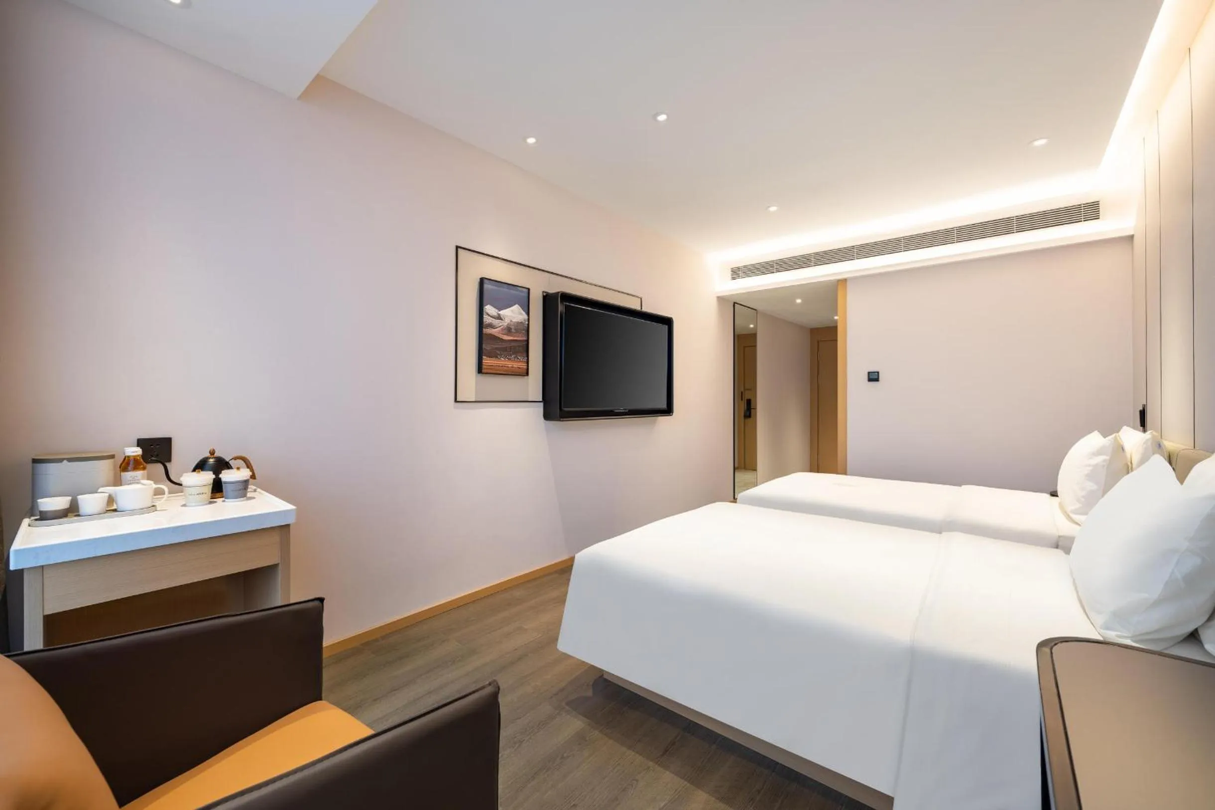 Bed in Atour X Hotel Yanji Department Store West Market