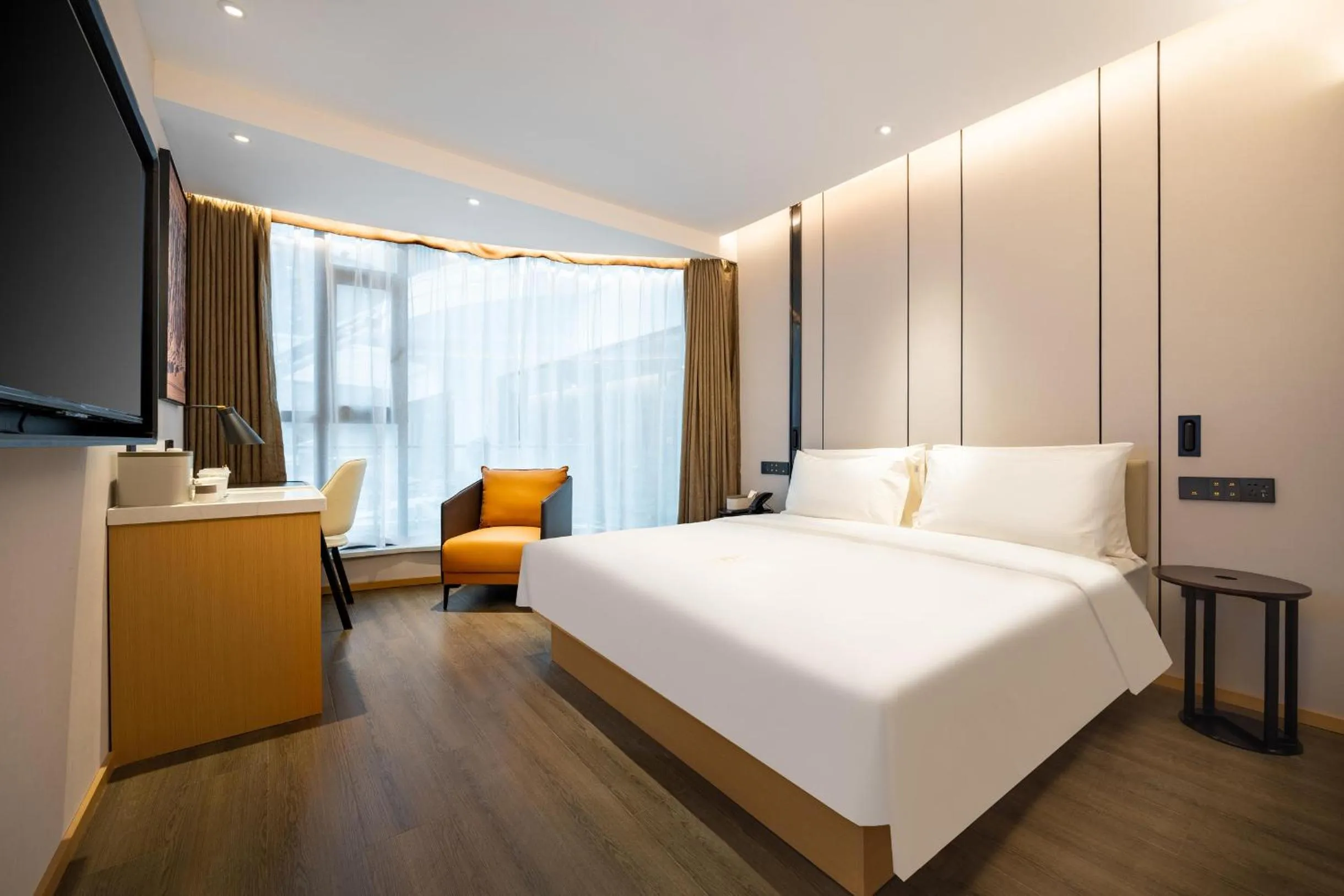 Bed in Atour X Hotel Yanji Department Store West Market
