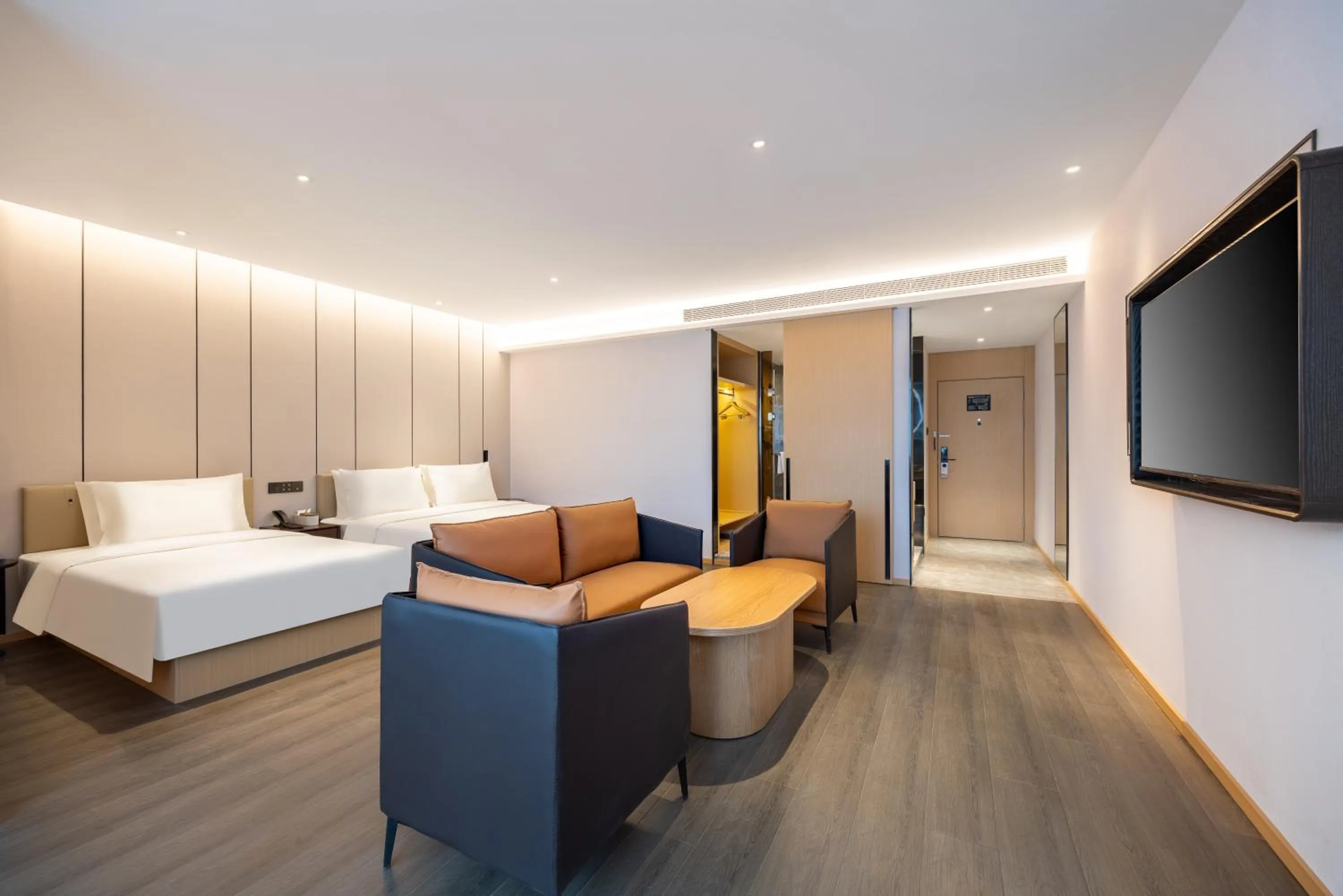 Bed in Atour X Hotel Yanji Department Store West Market