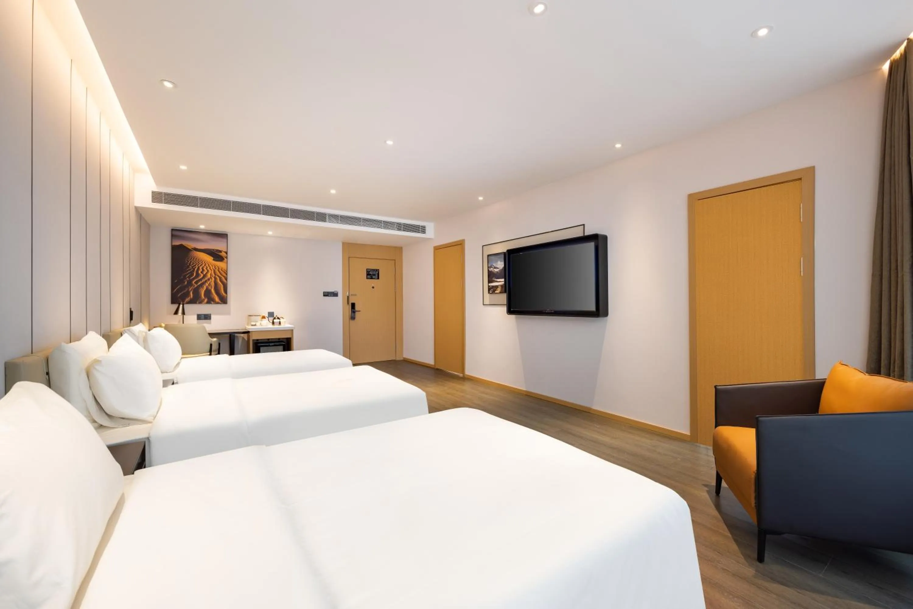 Bed in Atour X Hotel Yanji Department Store West Market