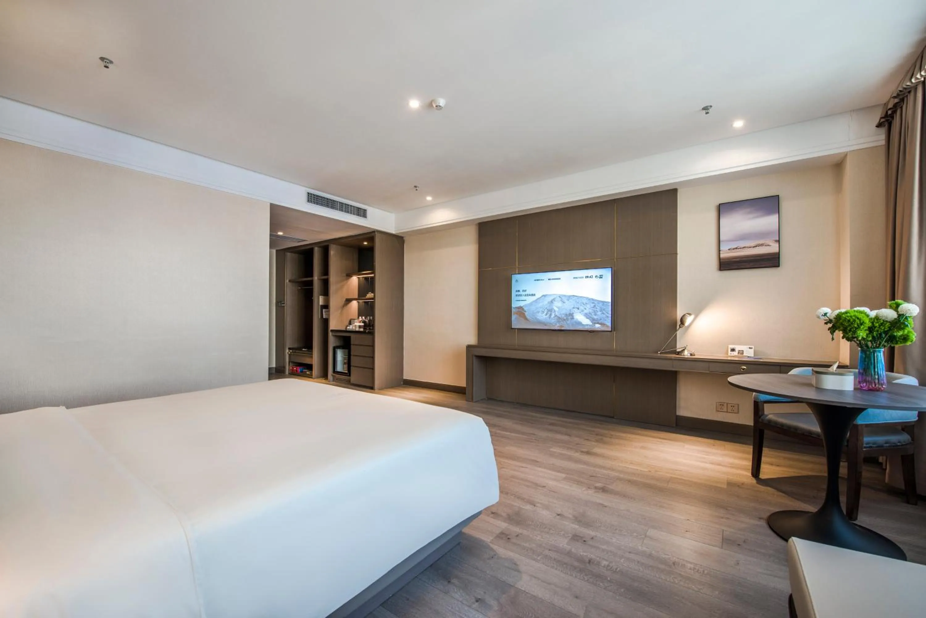 Bed in Atour X Hotel Yangjiang Jiangcheng Junyi Plaza