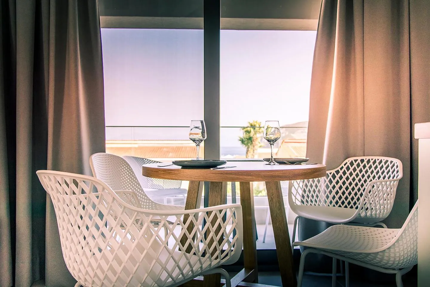 Dining area in Arodo Suites