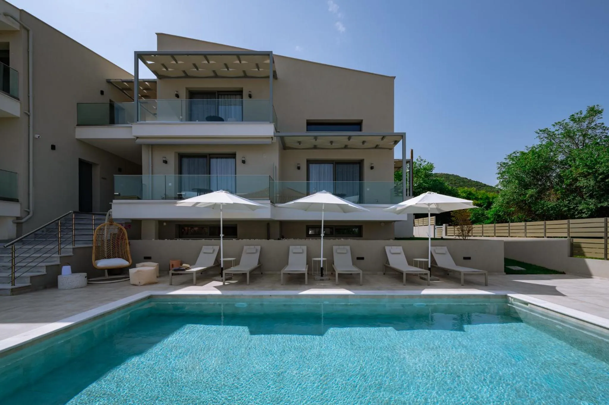 Swimming pool in Arodo Suites