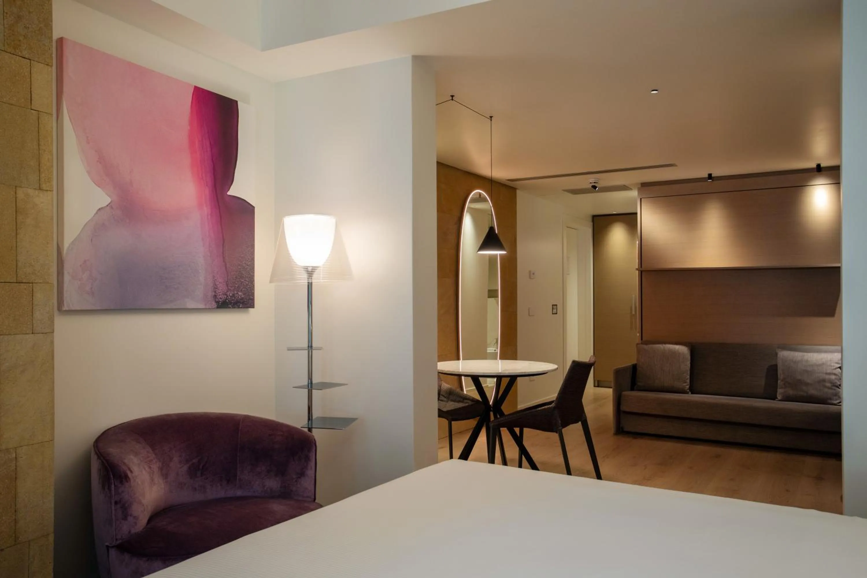 Photo of the whole room, Bed in Palazzo Sangiorgio