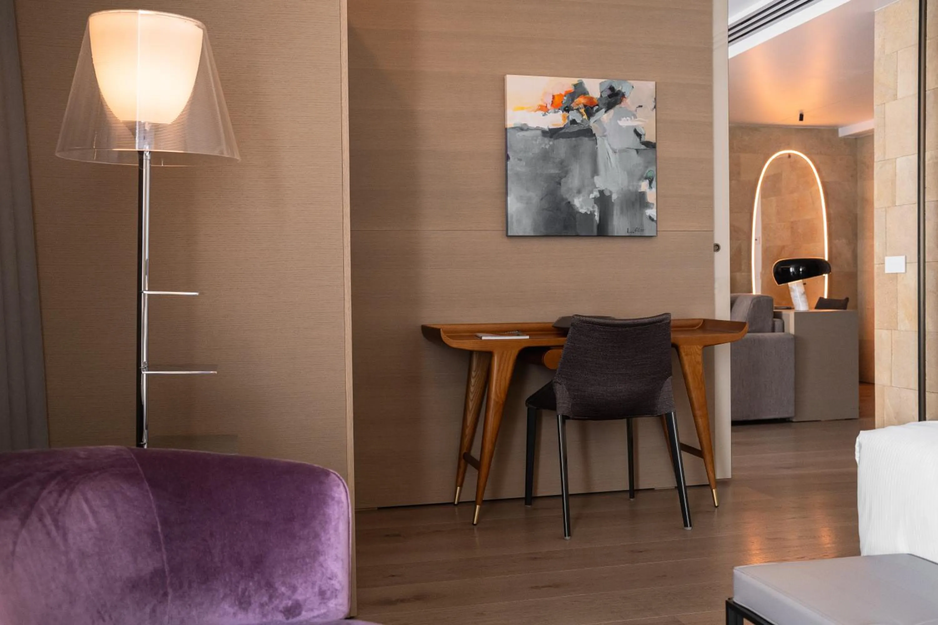 Seating area in Palazzo Sangiorgio